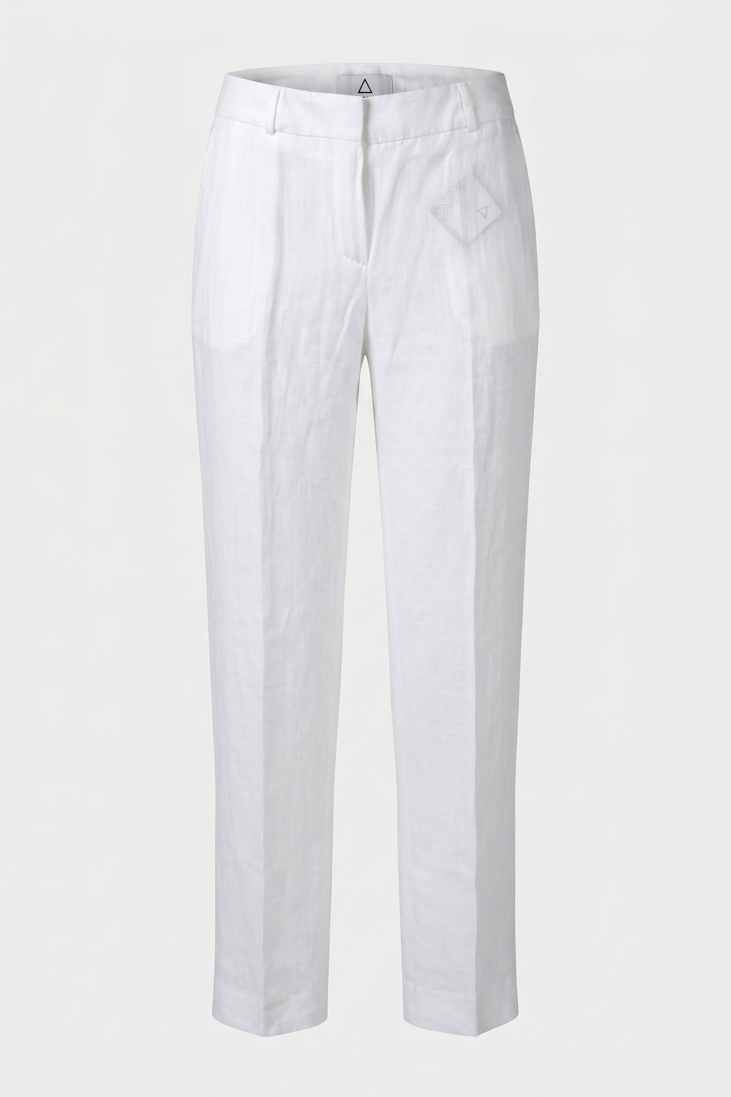 FRONT TROUSERS LINEN WHITE 3