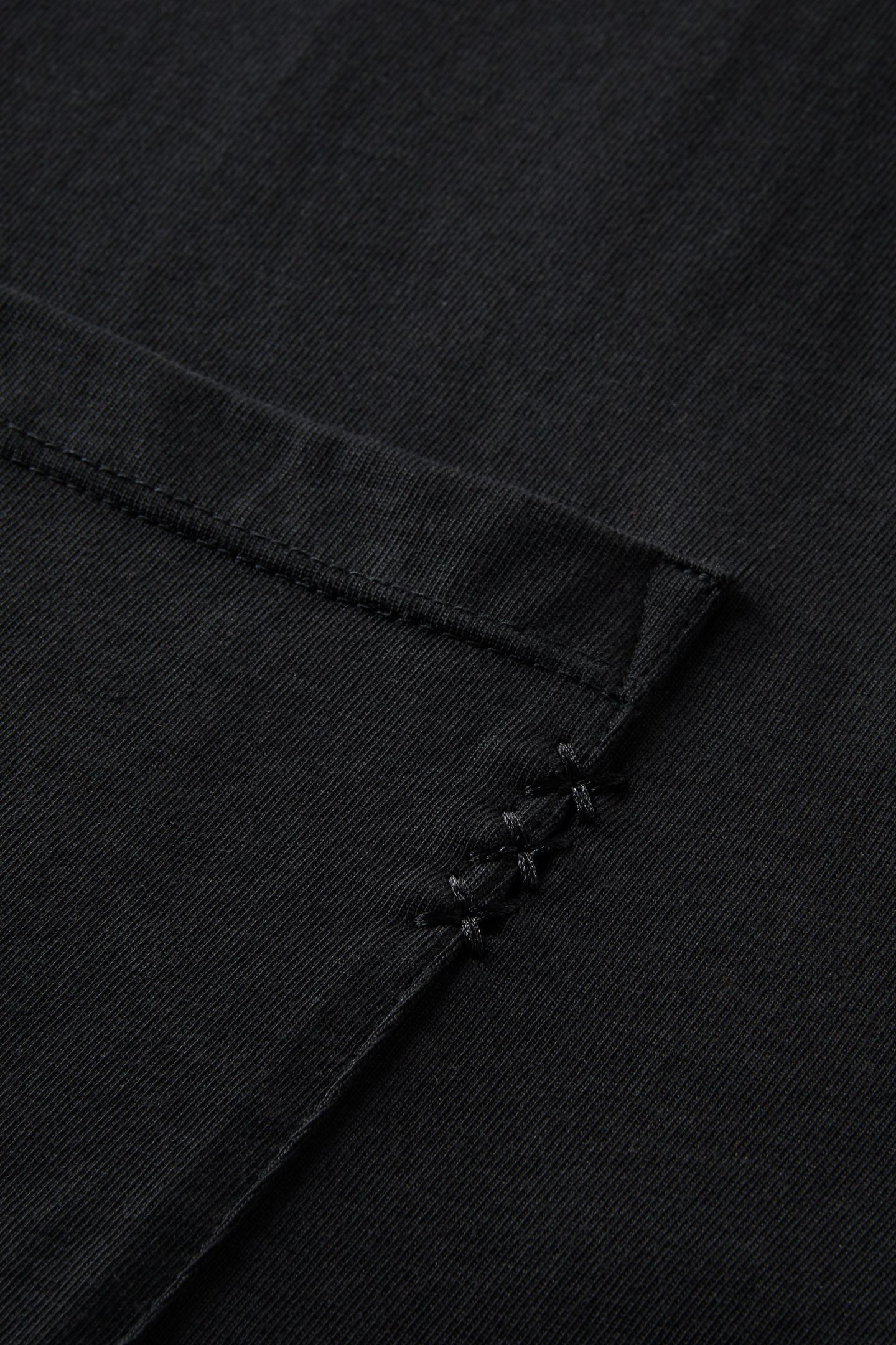 CORE - 3 CROSSES LOOSE FIT POCKET T-SHIRT BLACK 7