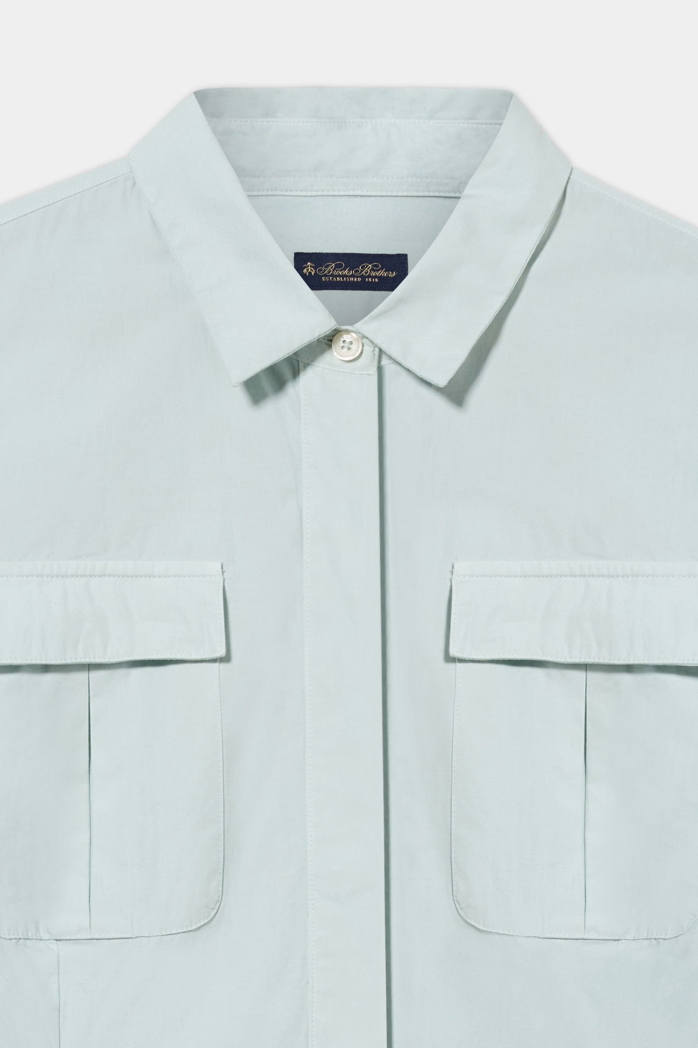 SHIRT DRESS W/POCKETS COTTON SAGE 5