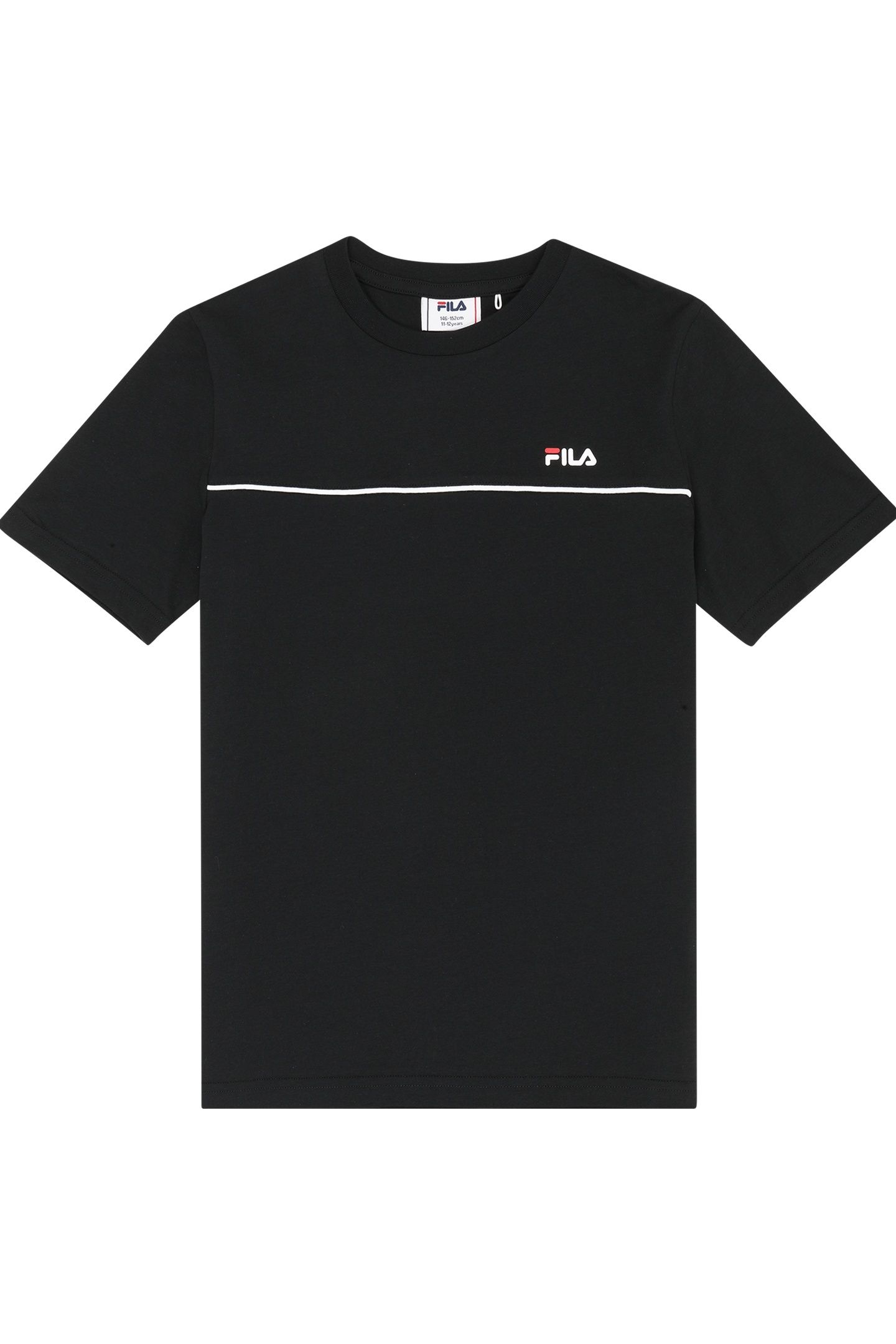CAMPOSTINO REGULAR CONTRAST PIPING T-SHIRT BLACK 1