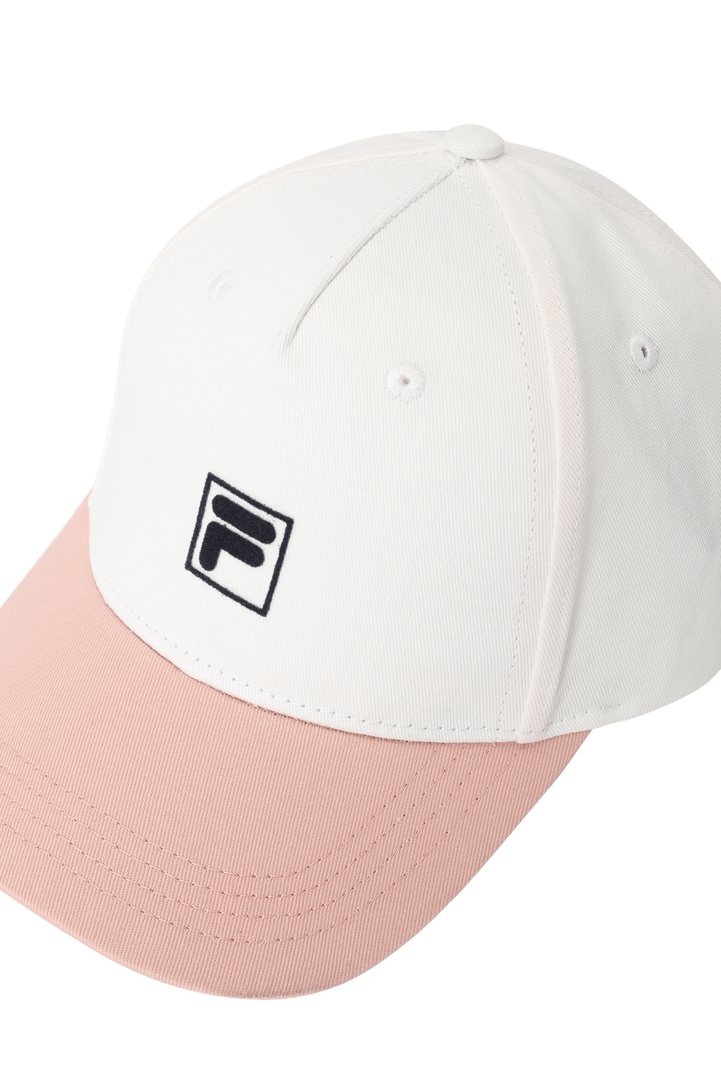 PARDOSSI 5 PANEL CAP EGRET-MELLOW ROSE 2