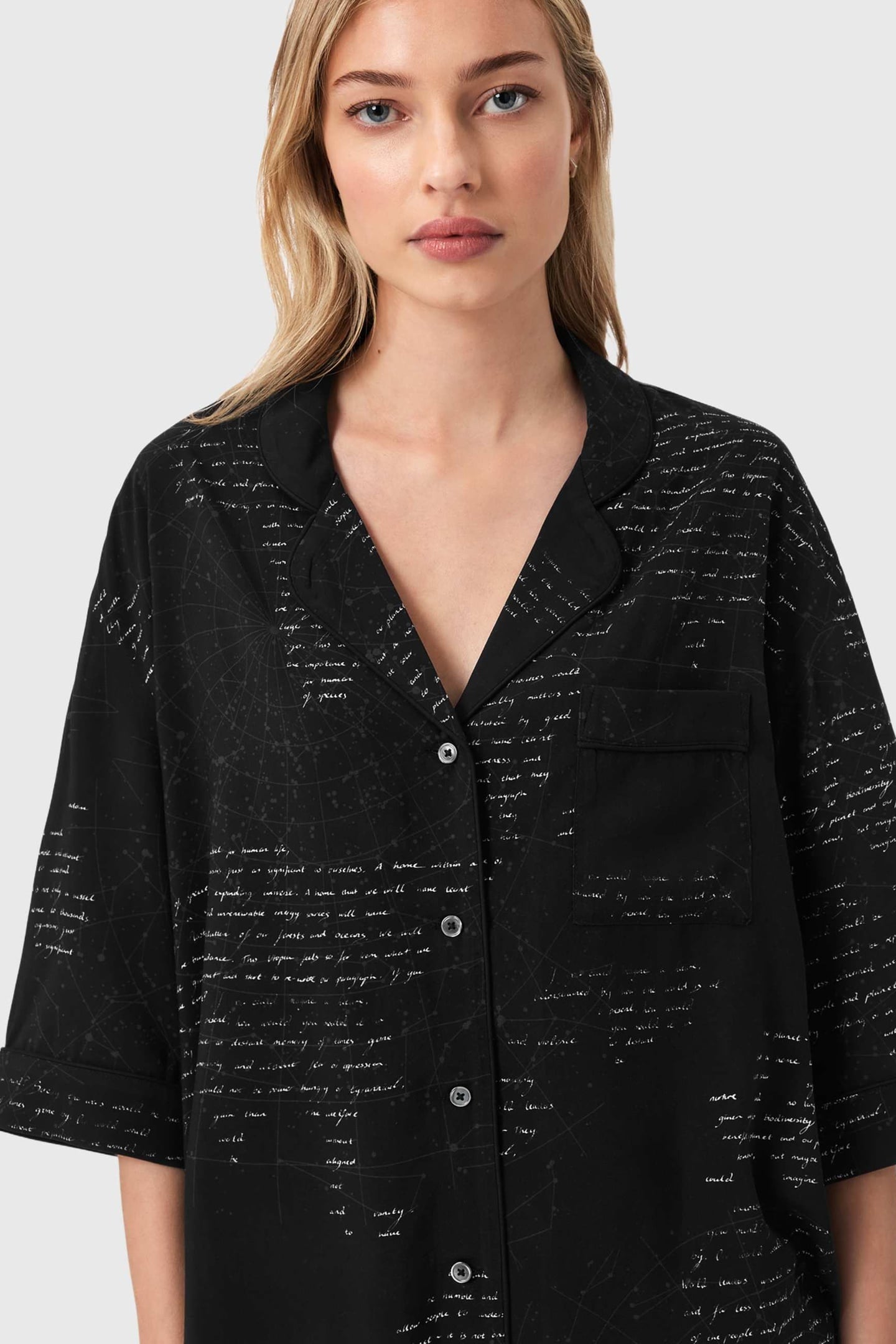 CLEM PJ SET SCRIPT BLACK 6