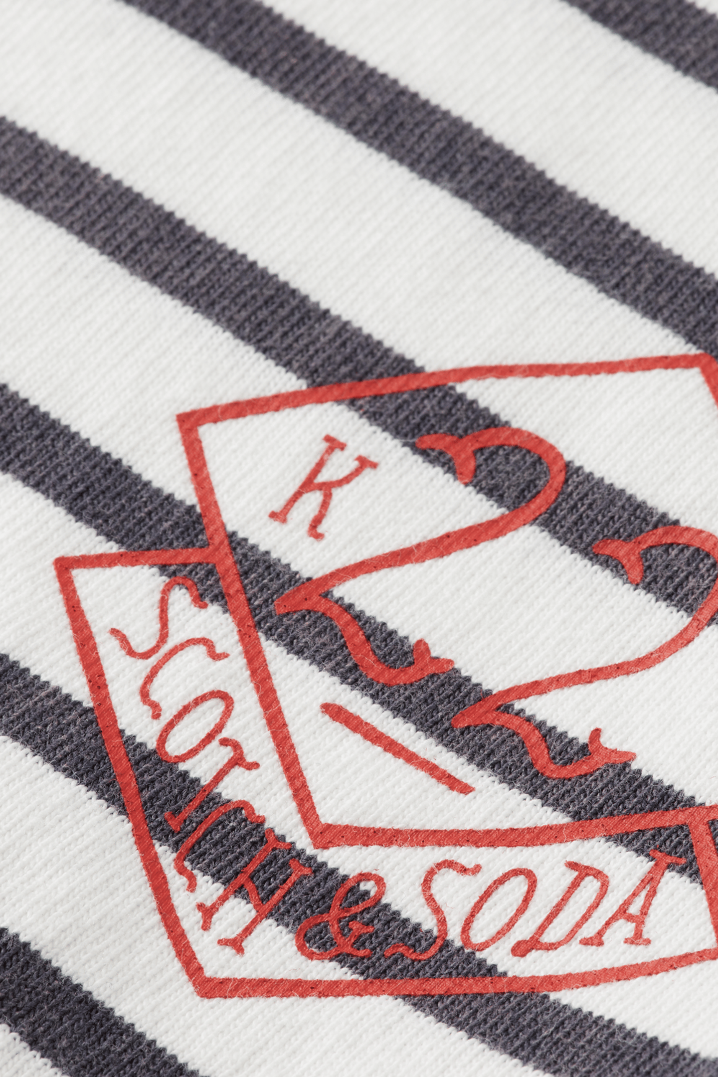 BOY DENIM WASHED STRIPED BRETON T-SHIRT BLUE WHITE STRIPE 3