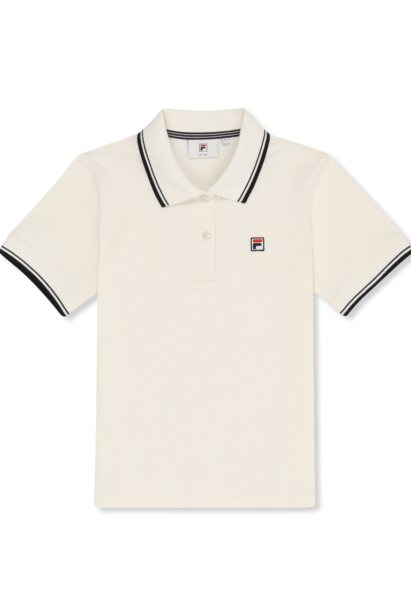 BIELLA SLIM TIPPED POLO SHIRT EGRET 4