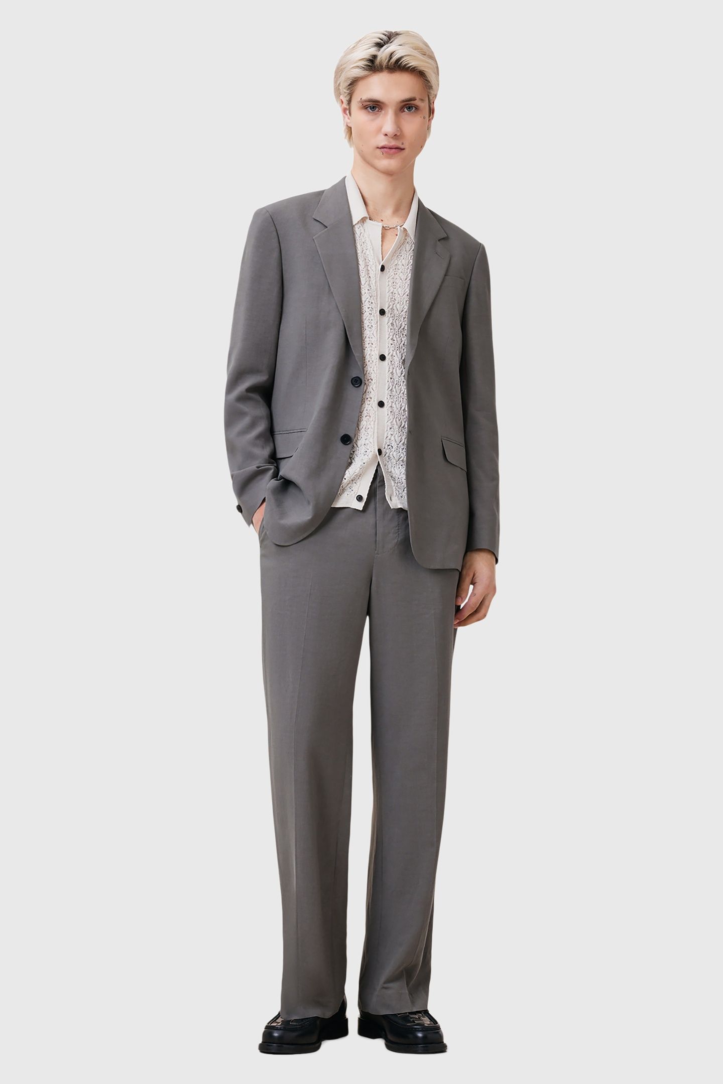 LOIRE SS CARDIGAN ECRU WHITE 1