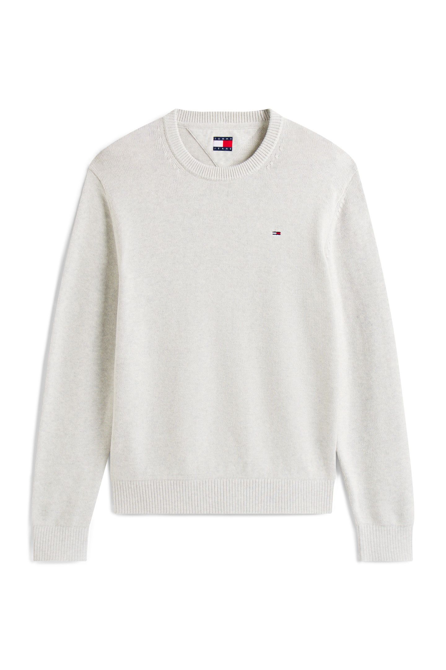 SLIM ESSENTIAL SWEATER LT GREY HTR 2