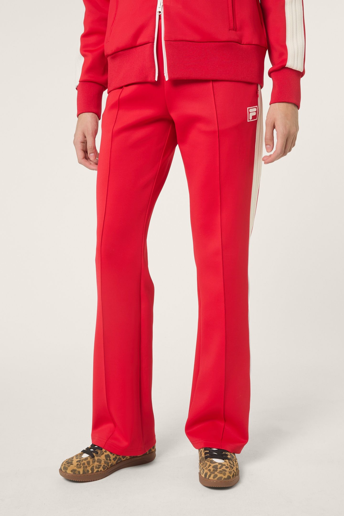 MARLIANO OVERLENGTH TAPED TRACK PANT TRUE RED 1