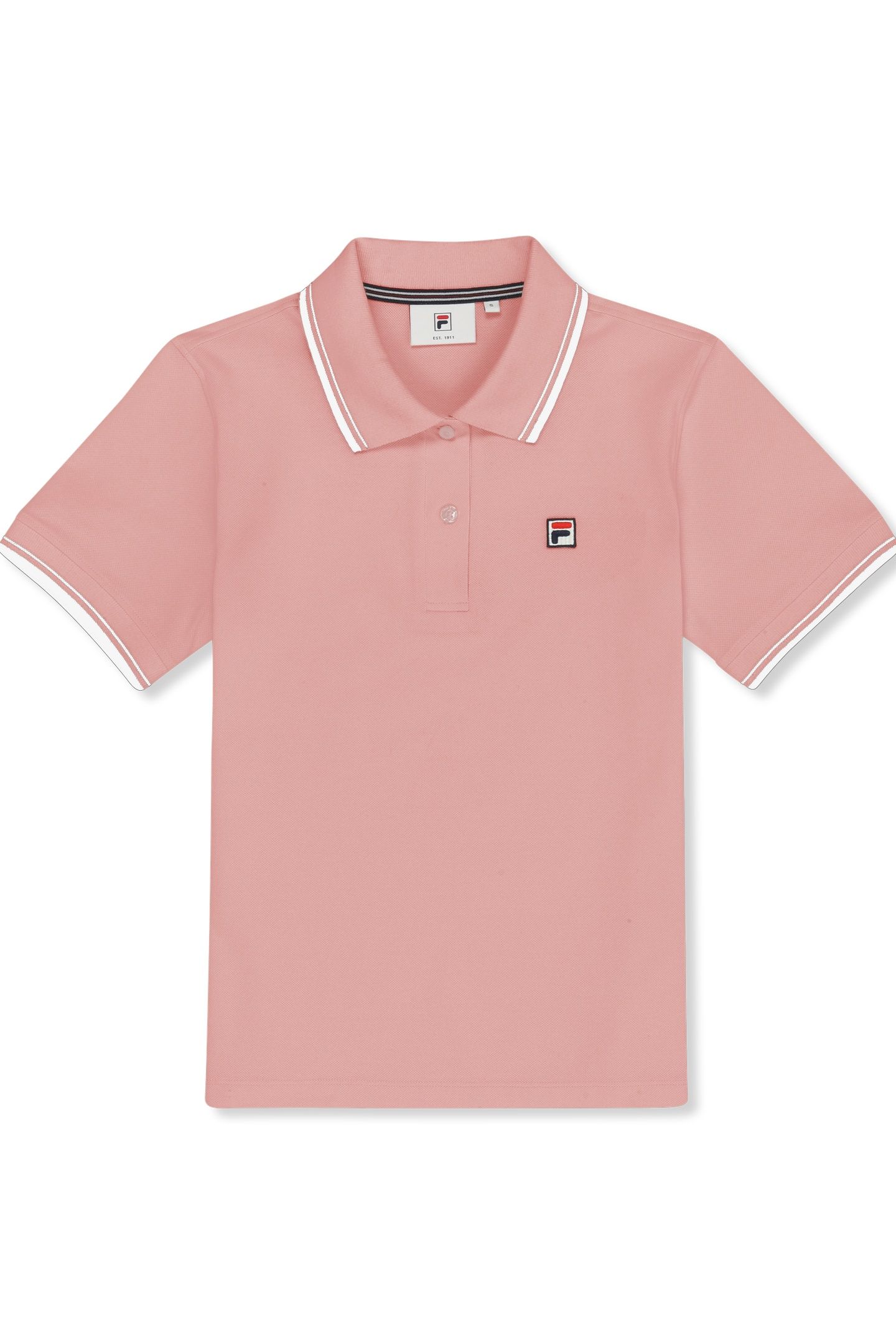 BIELLA SLIM TIPPED POLO SHIRT MELLOW ROSE 4