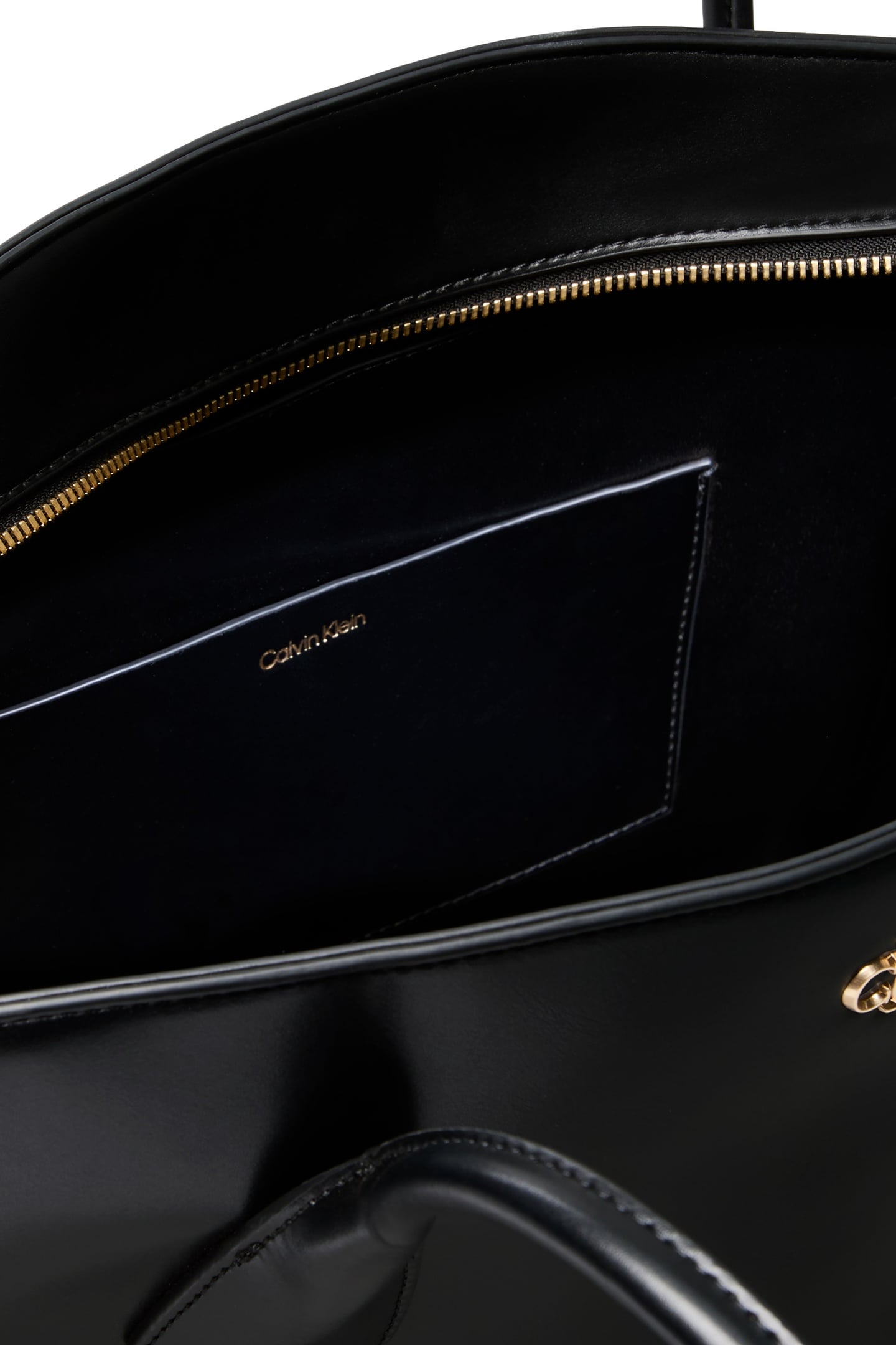 MEDIUM DOME TOTE BLACK/ANTIQUE LIGHT GOLD 4