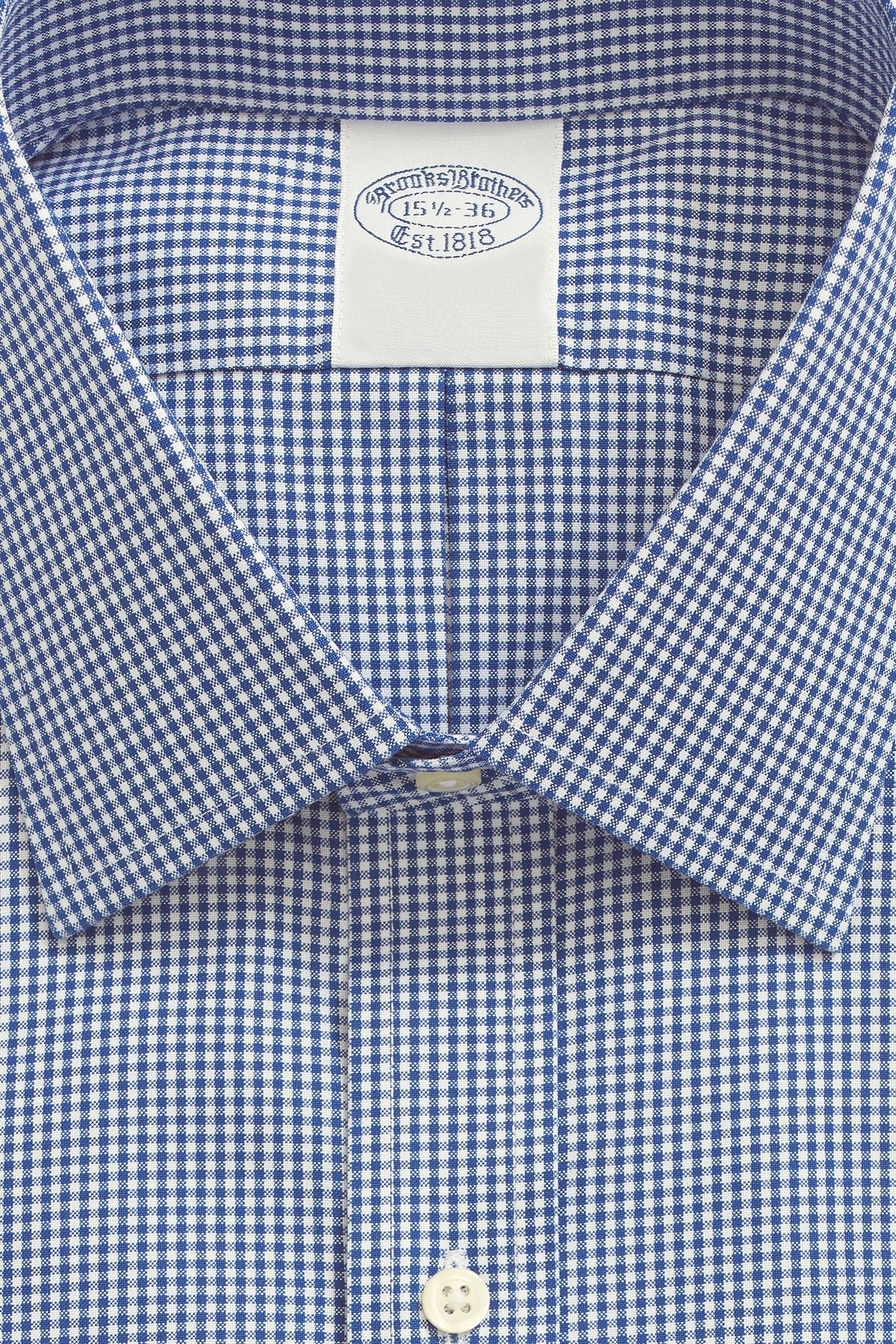 REGULAR FIT NON-IRON GINGHAM SHIRT WITH AINSLEY COLLAR BRIGH 6