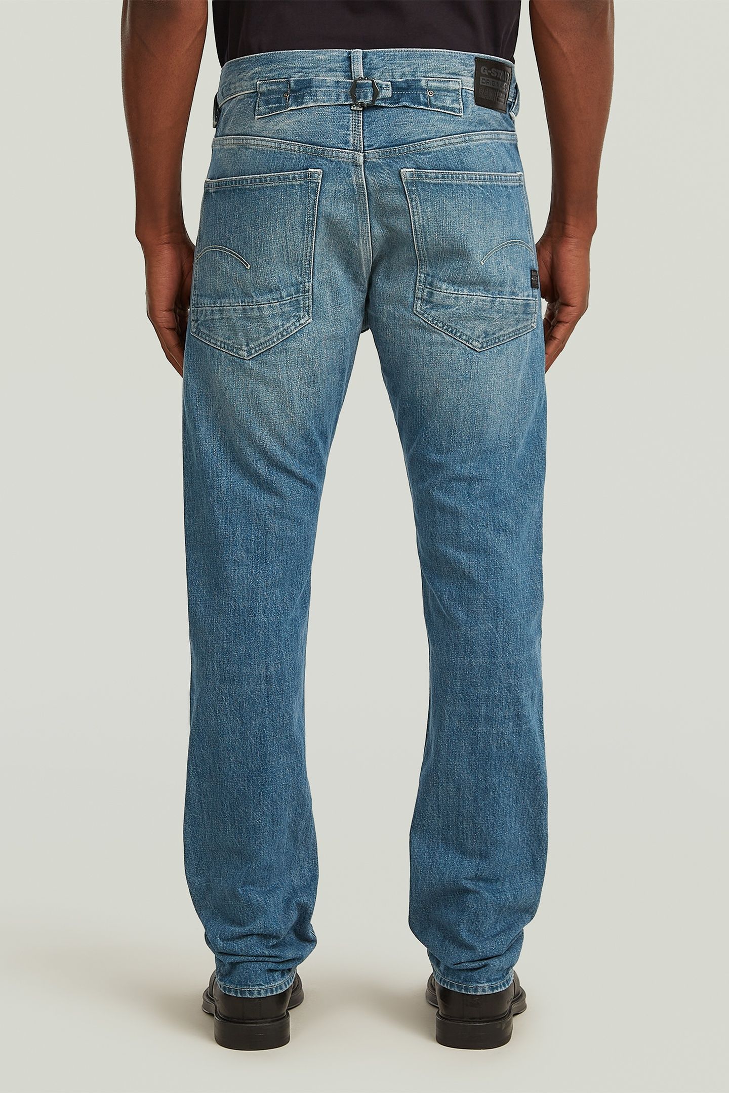 US FIRST CINCH TAPERED JEANS MEDIUM BLUE 2