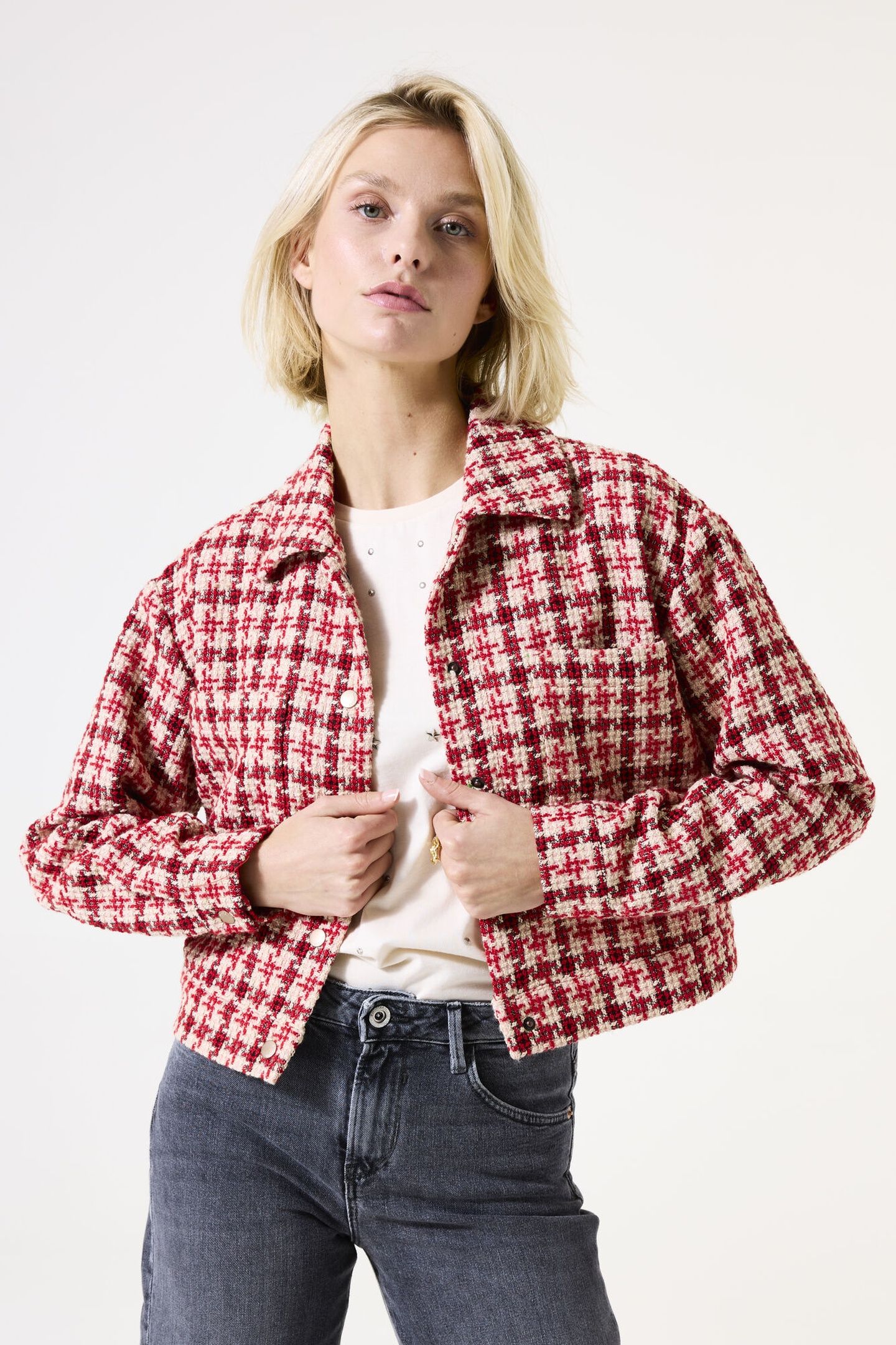 LADIES JACKET TRUE RED 1