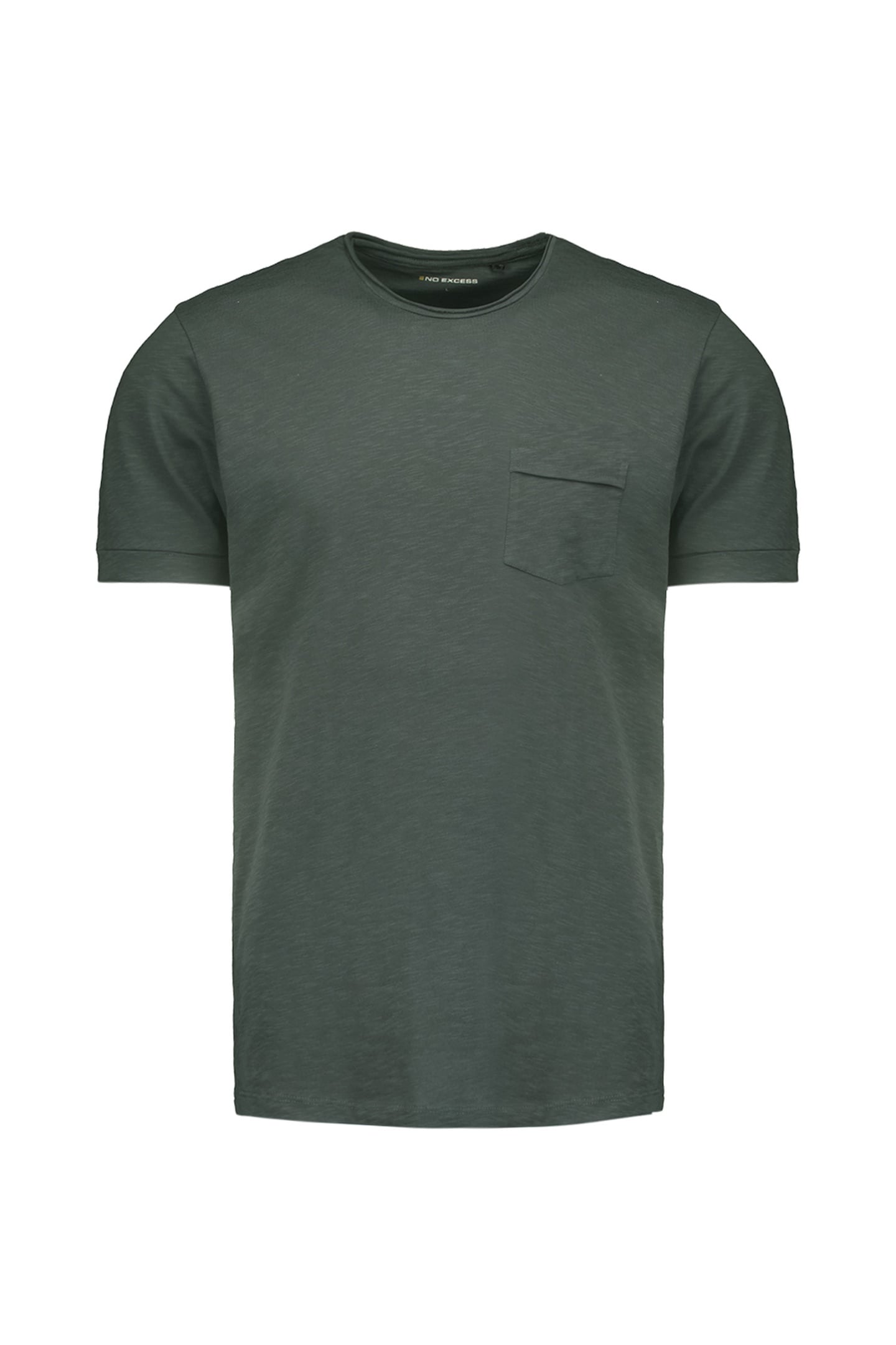 T-SHIRT CREWNECK SOLID BASIC DARK STEEL 1