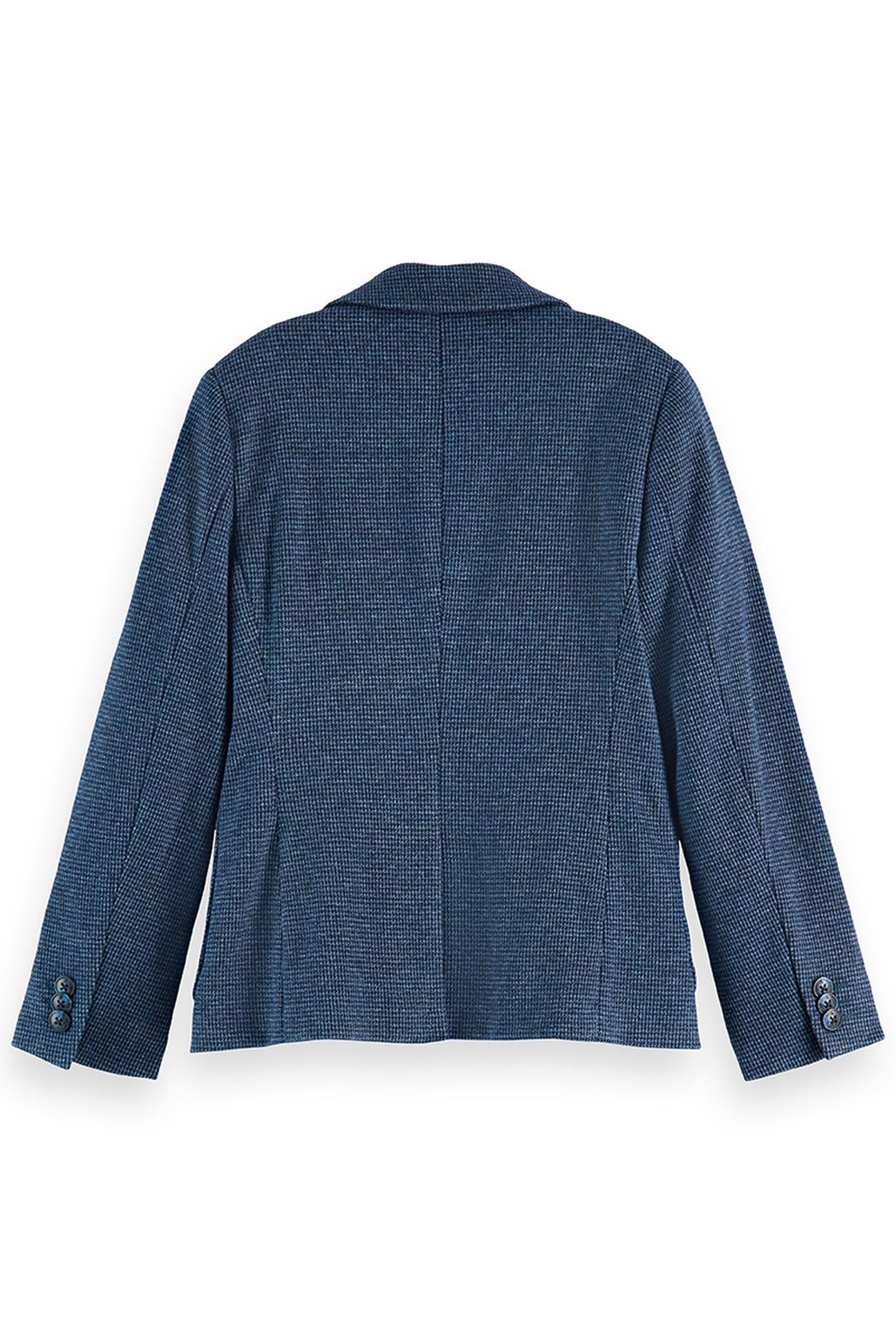 BOY YARN-DYED KNITTED BLAZER SKY CAPTAIN/ FADED DENIM HERRIN 2