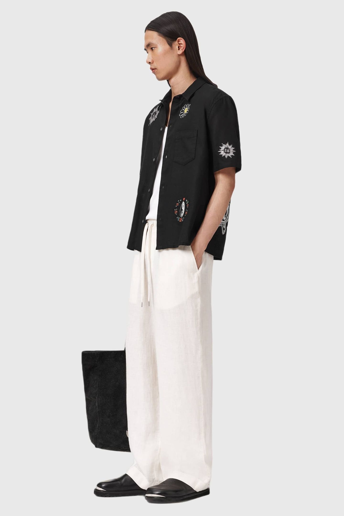 KARLTON SS SHIRT JET BLACK 5