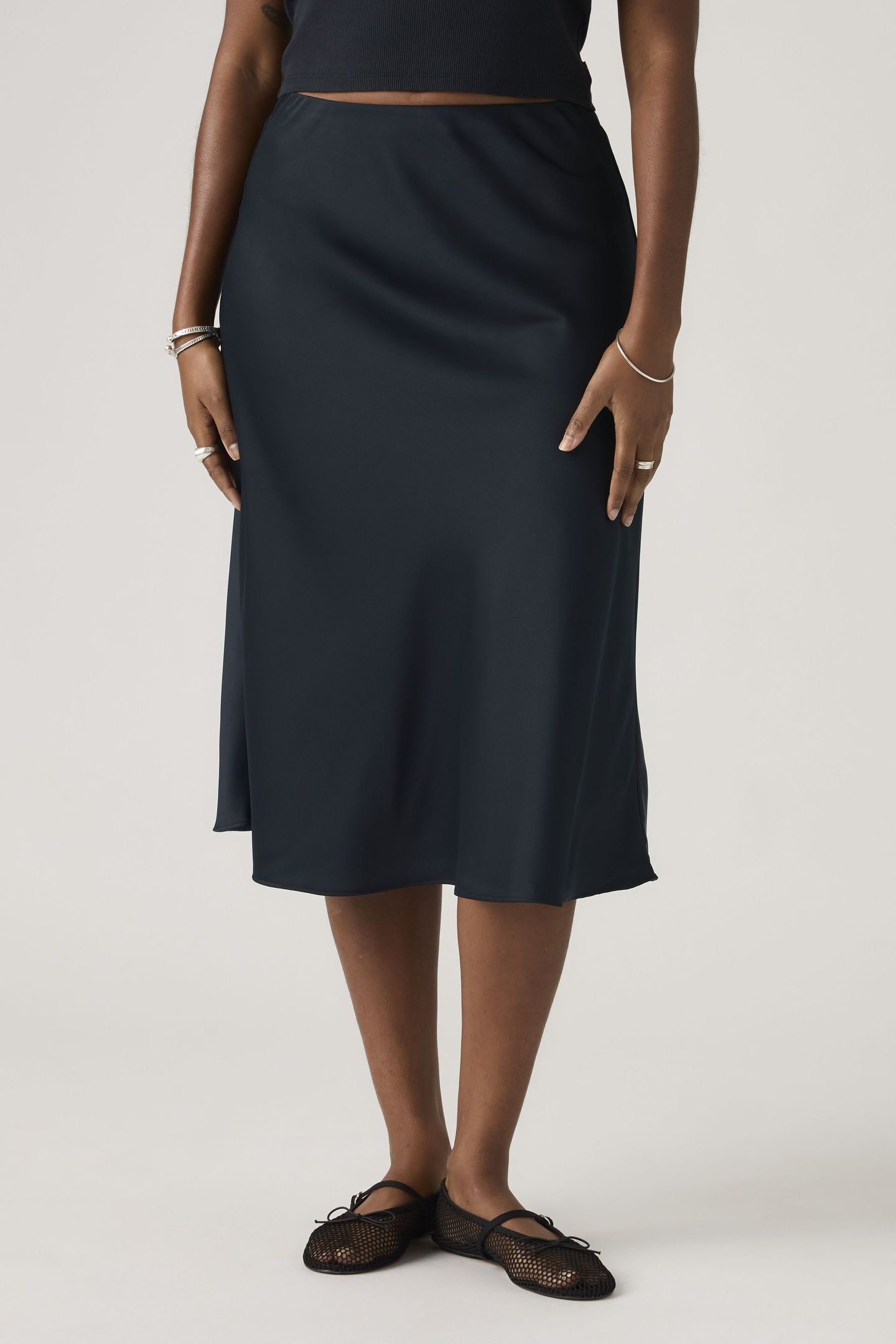 ARIEL MIDI SLIP SKIRT 5
