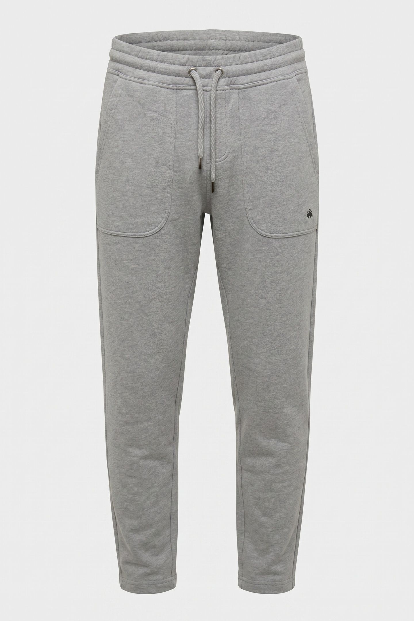 PLAIN SWEATPANTS COTTON LIGHT GREY 4