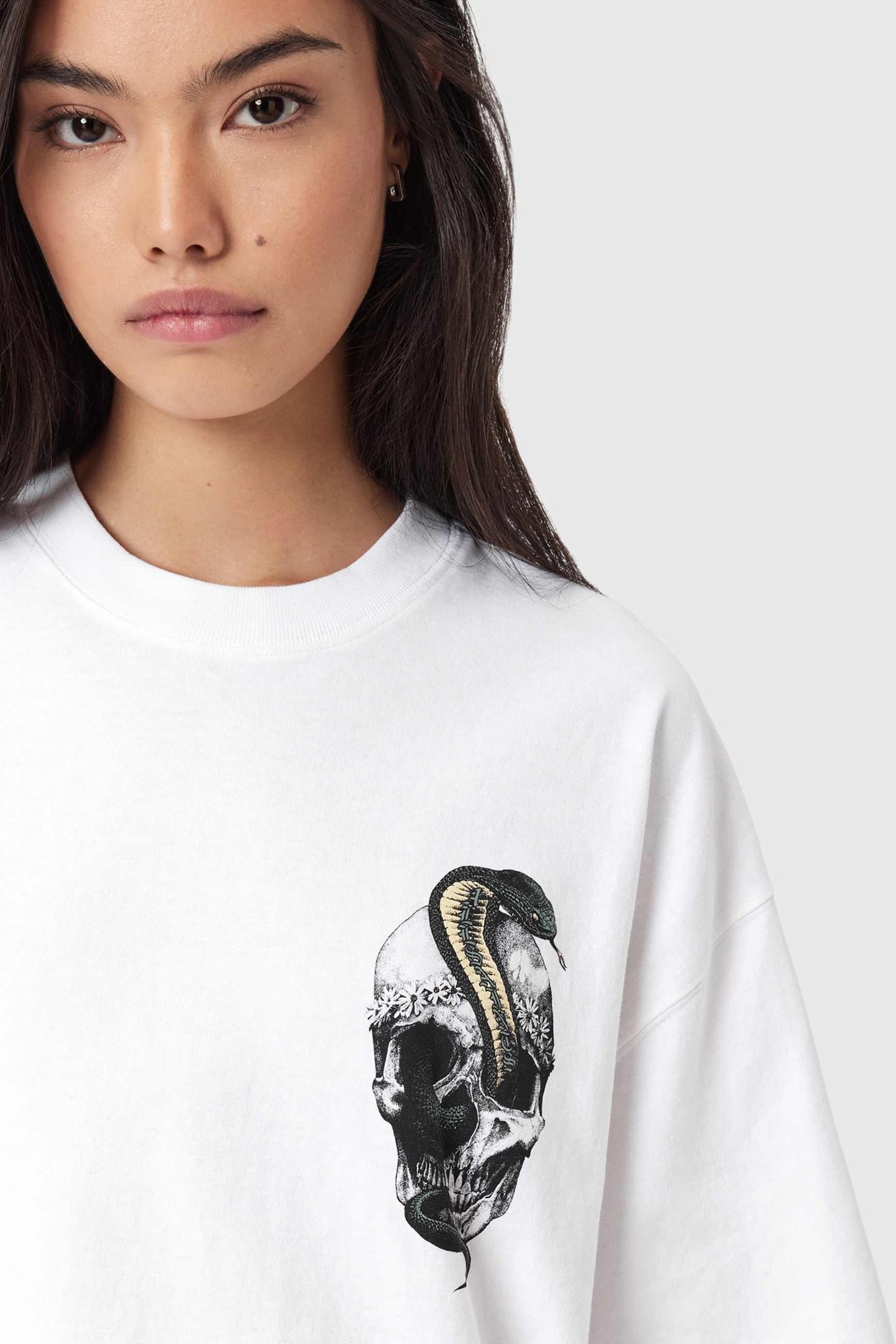SNAKEHEAD ETTA TEE CHALK WHITE 1