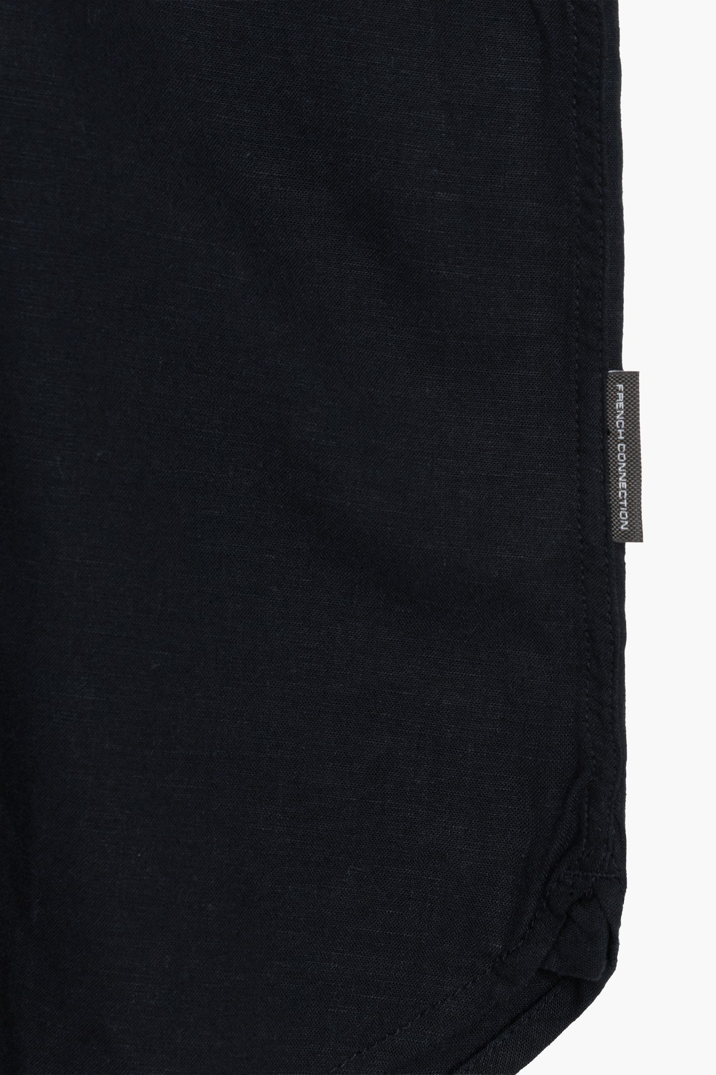 LINEN 2 POCKET LS BLACK 3