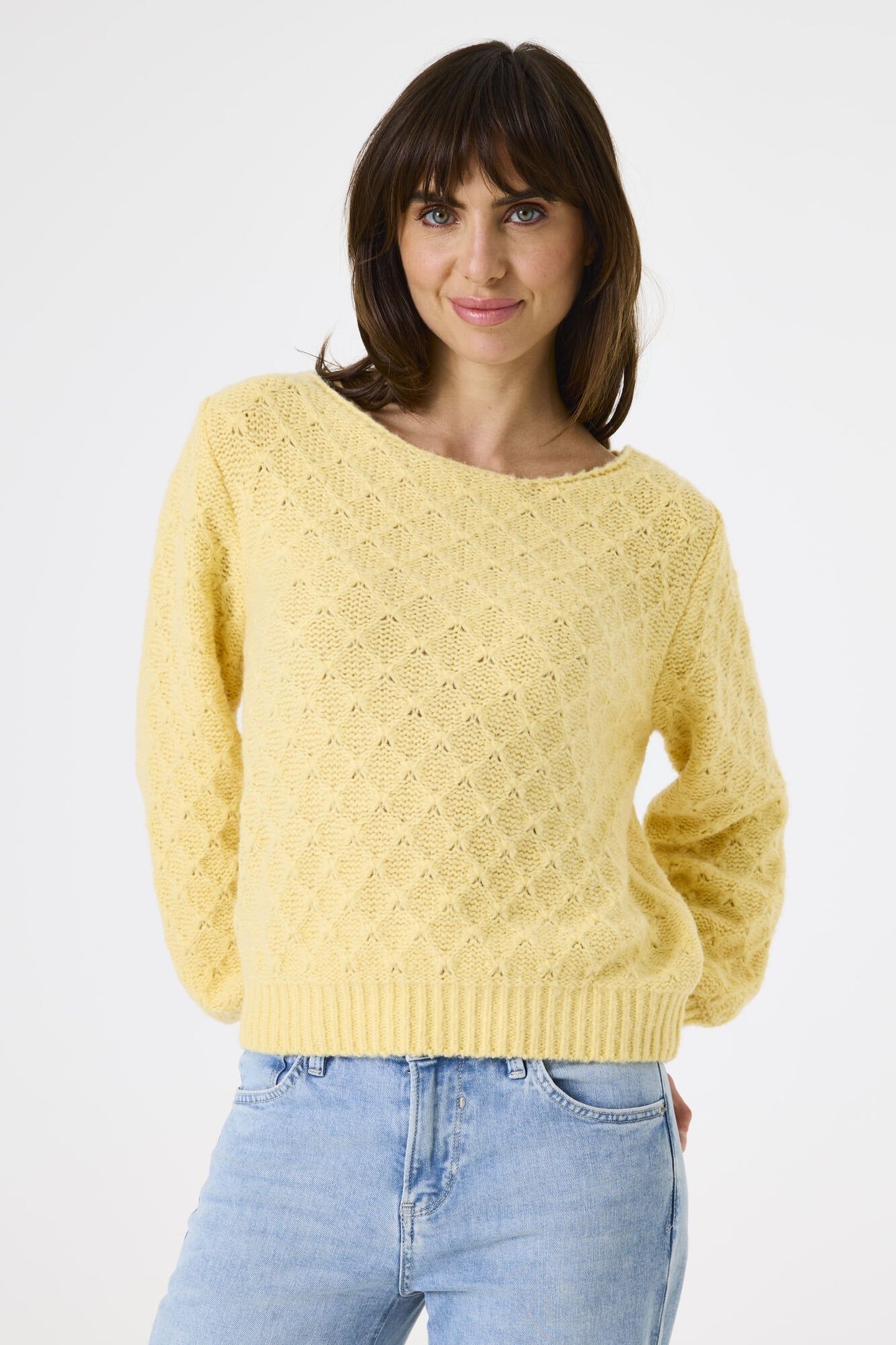 LADIES PULLOVER MELLOW YELLOW 1