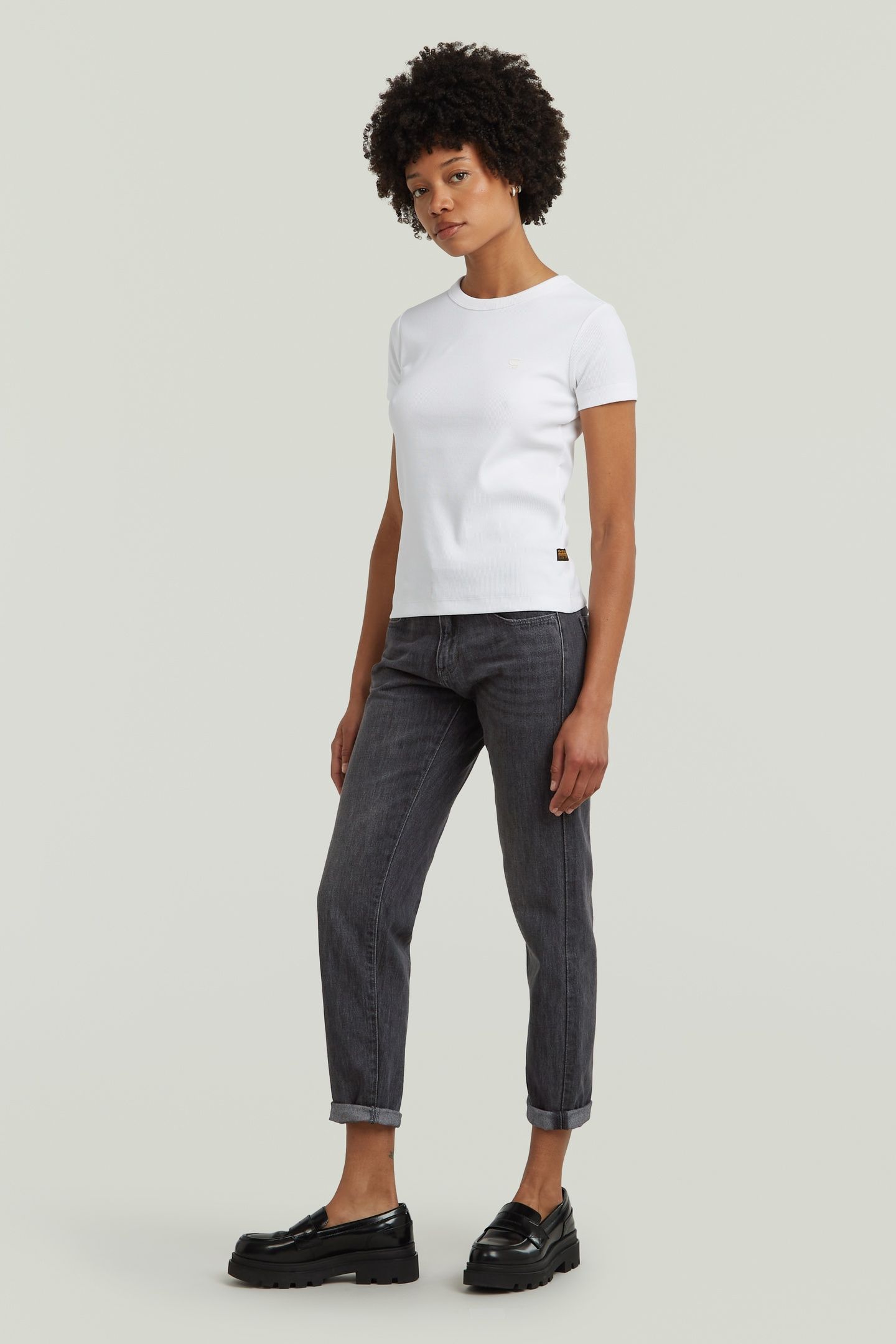 KATE BOYFRIEND JEANS GREY 2
