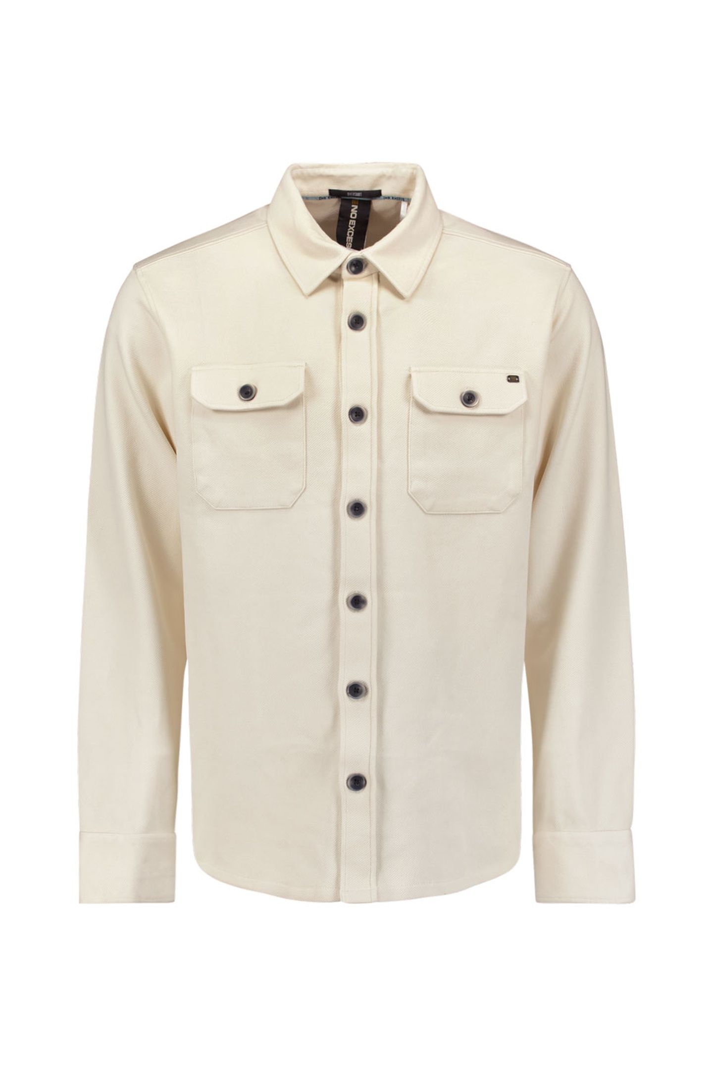 OVERSHIRT BUTTON CLOSURE SWEAT CHALK 5