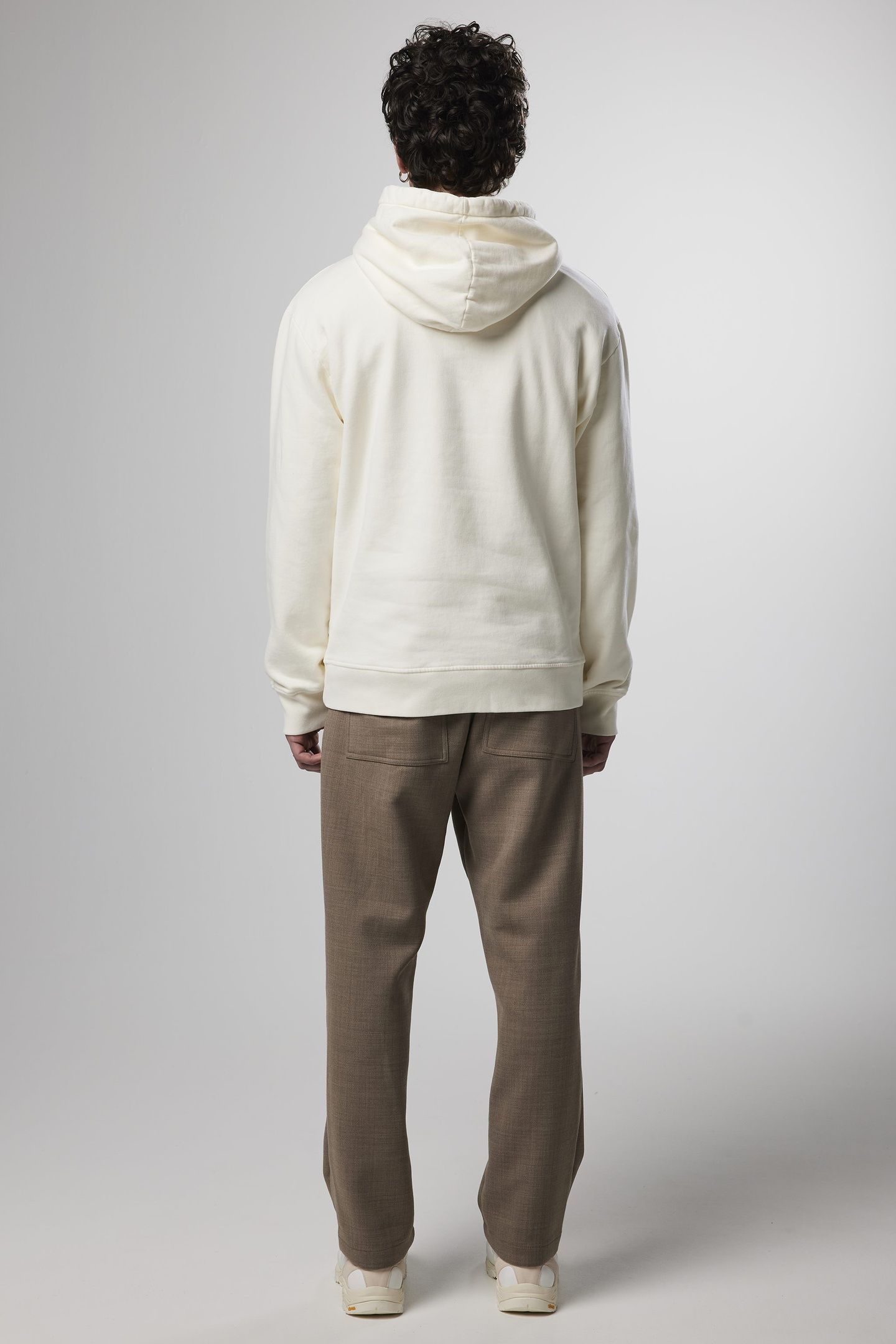 NN07 WAYLON 3472 REGULAR FIT HOODED SWEATSHIRT OFF WHITE 2