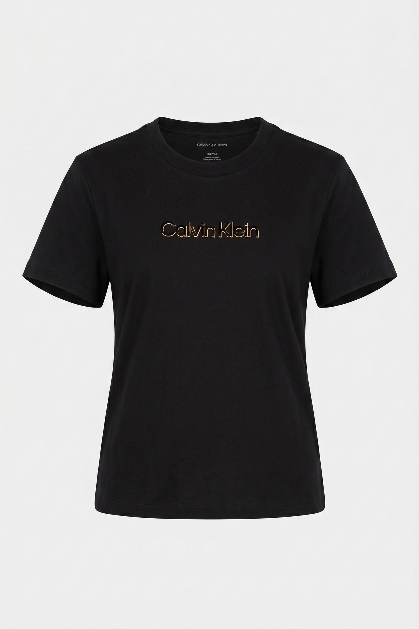 SS CLASSIC FOIL CALVIN T-SHIRT BLACK 3