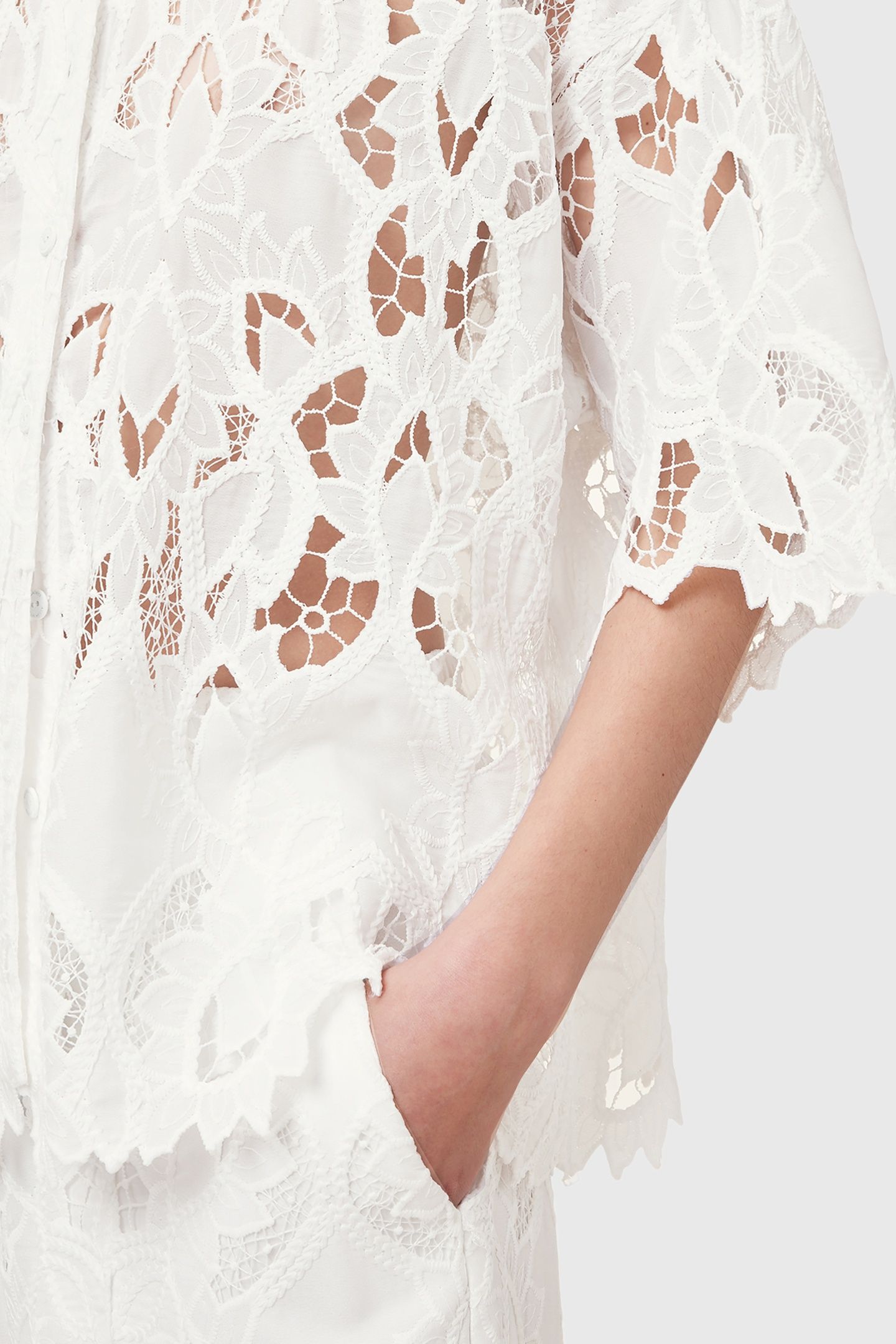 CHARLI EMB SHIRT SNOW WHITE 6