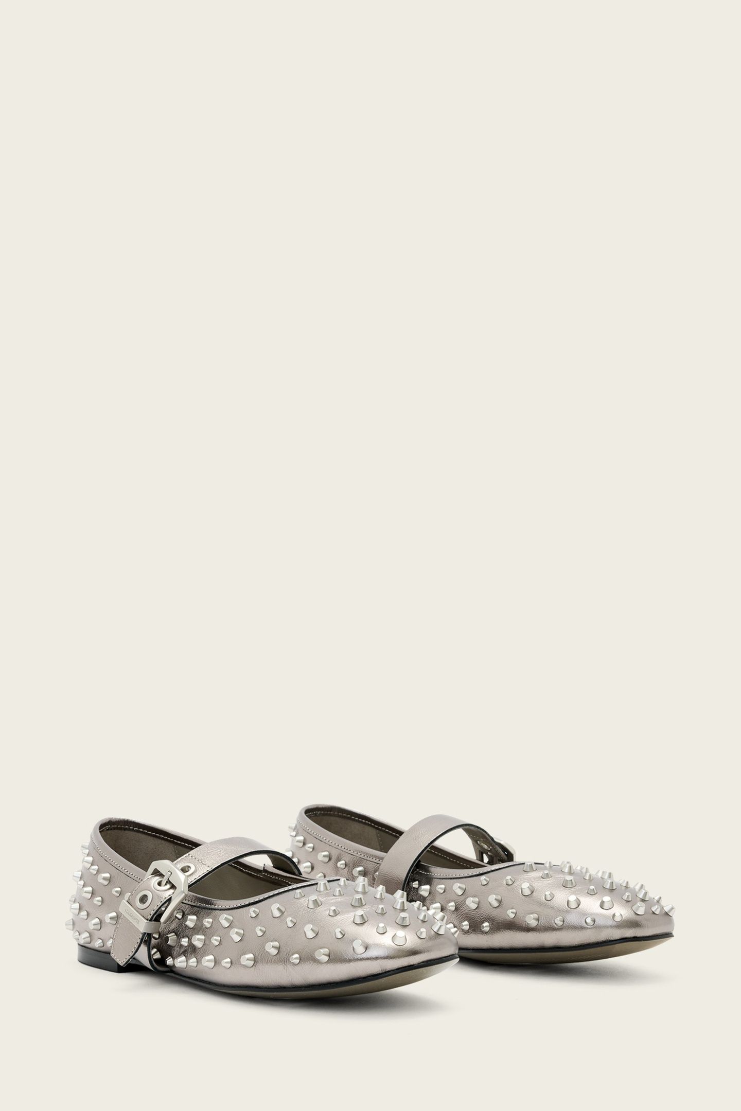 HOLLY STUD SHOE MET GUNMETAL GREY 3