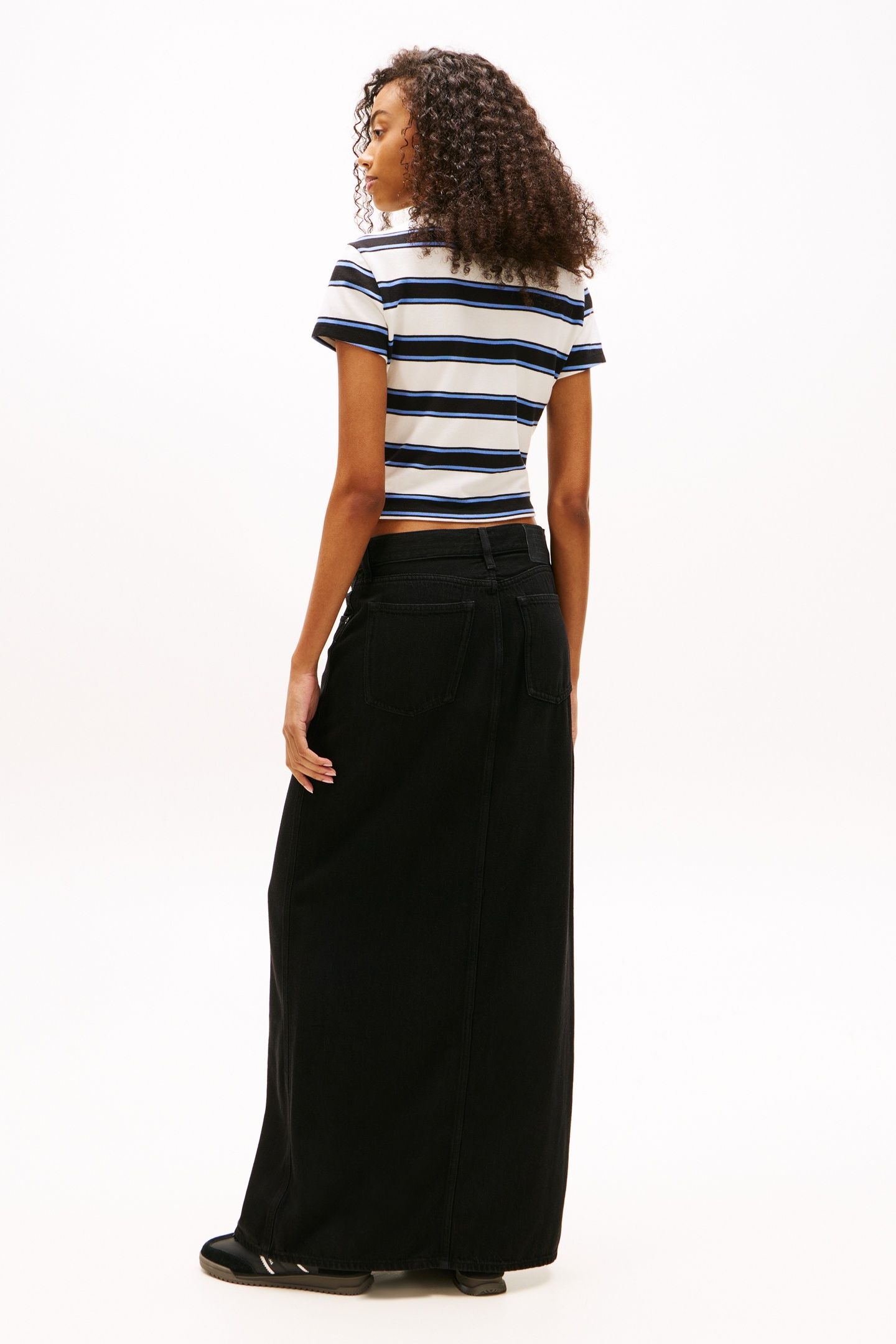 MAXI SKIRT DENIM BLACK 3