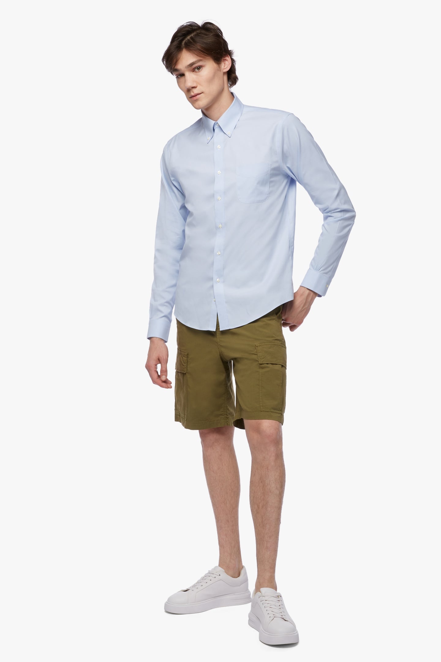 MILITARY STRETCH COTTON CARGO SHORTS MILITARY 3