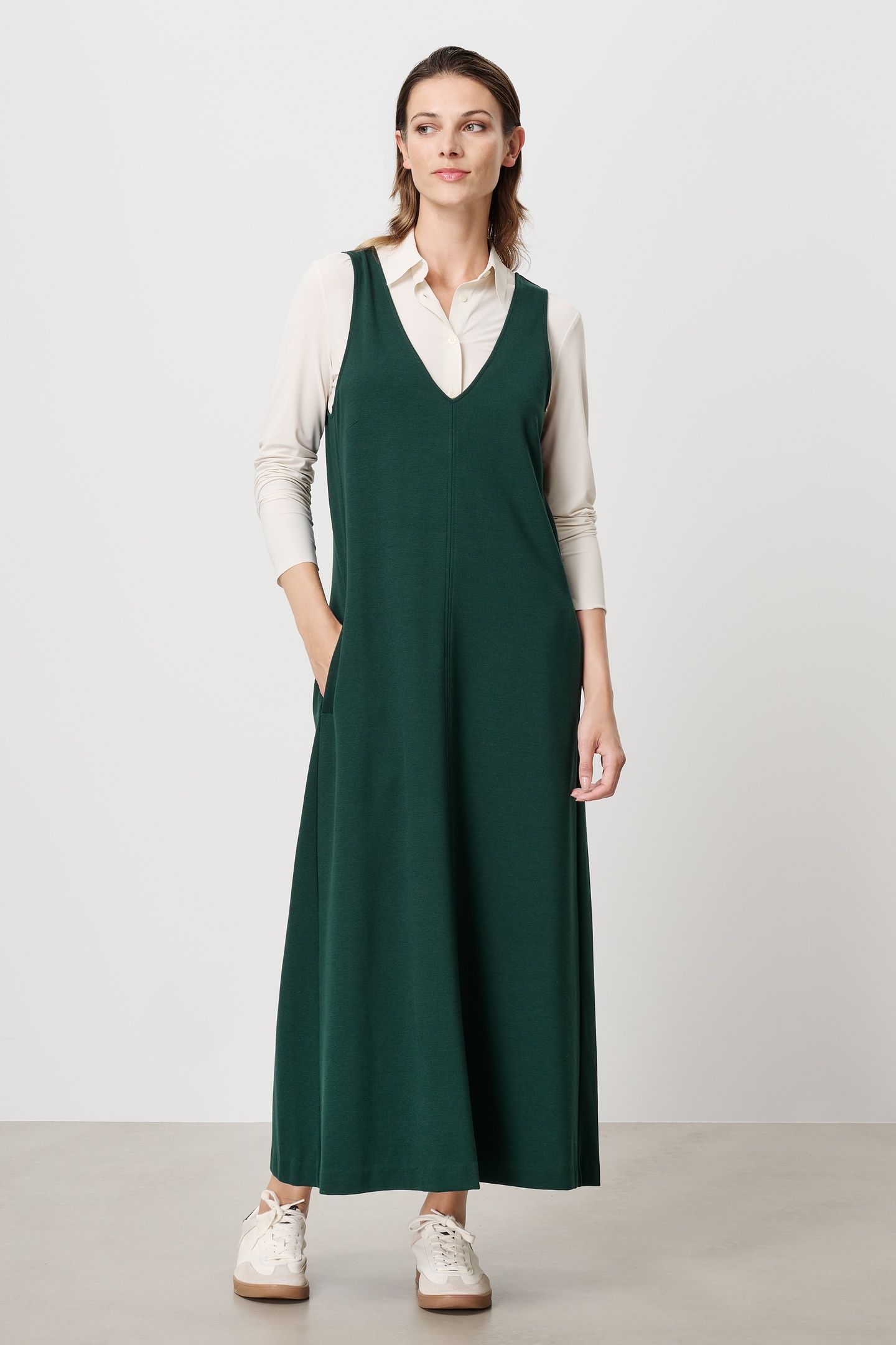 CHEVY DRESS DEEP GREEN 2
