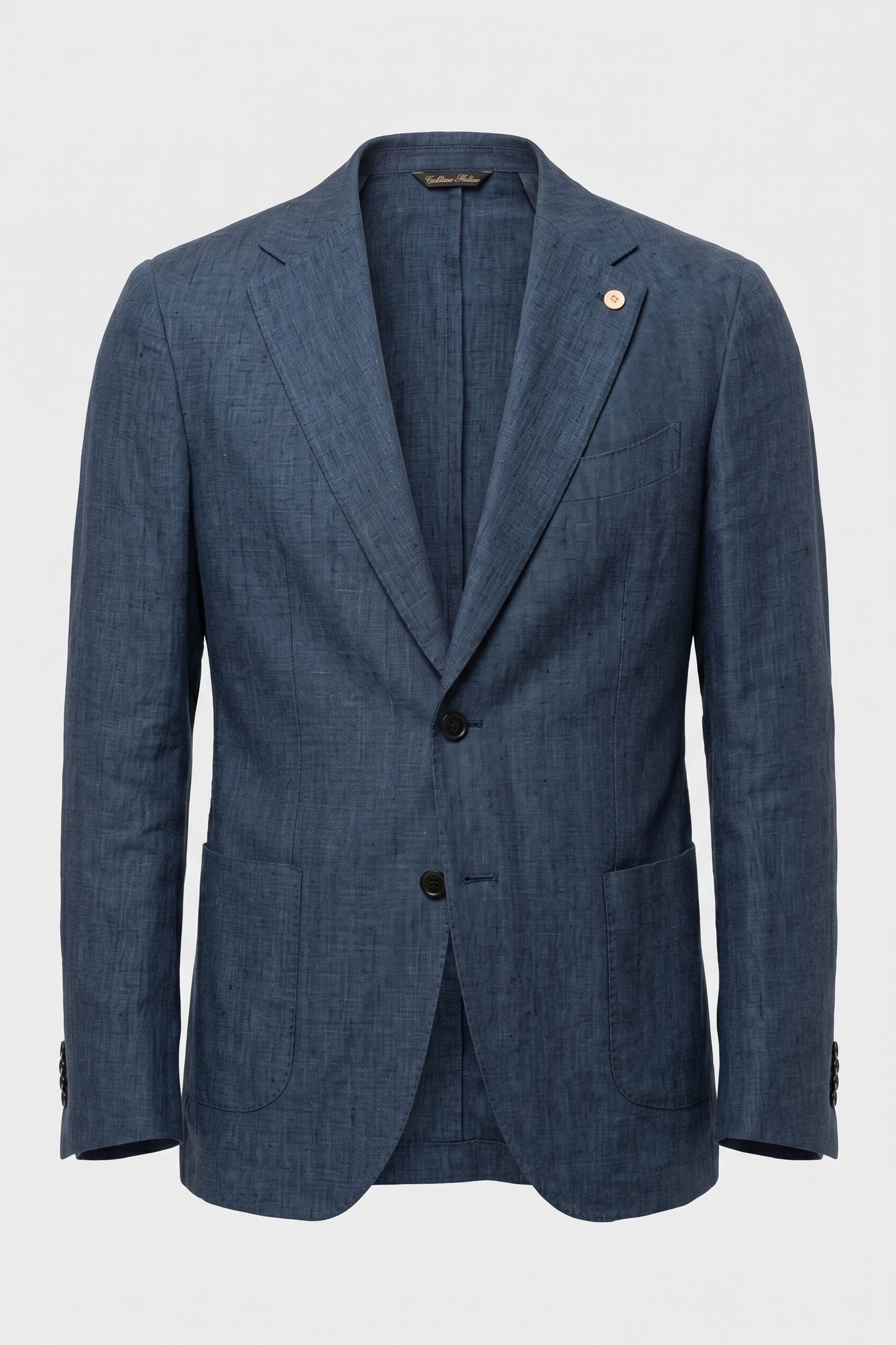JACKET REGULAR LINING LINEN BLUE 5