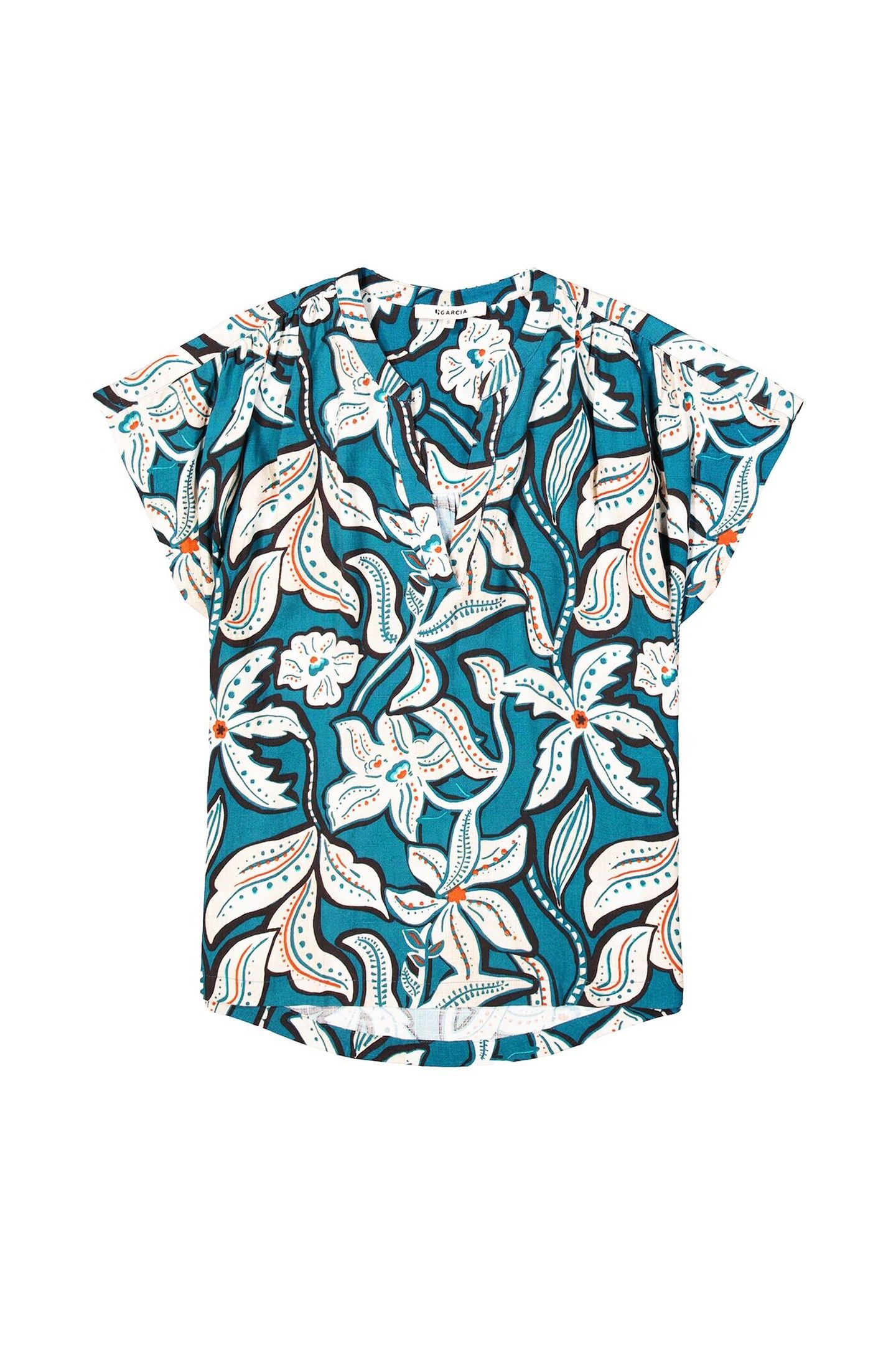 LADIES SHIRT SS BLUE LAGOON 4