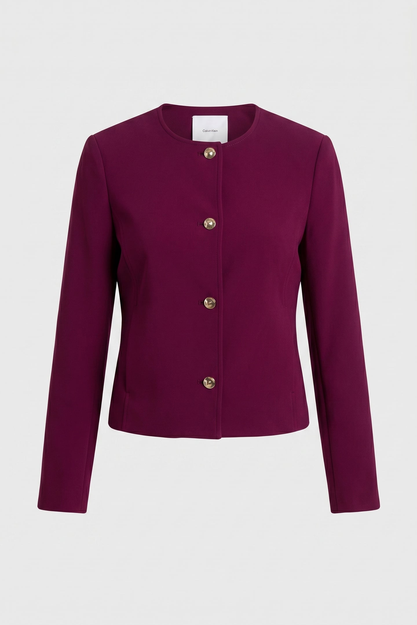 EU STRETCH CREPE JACKET BERRY GLAZE 3