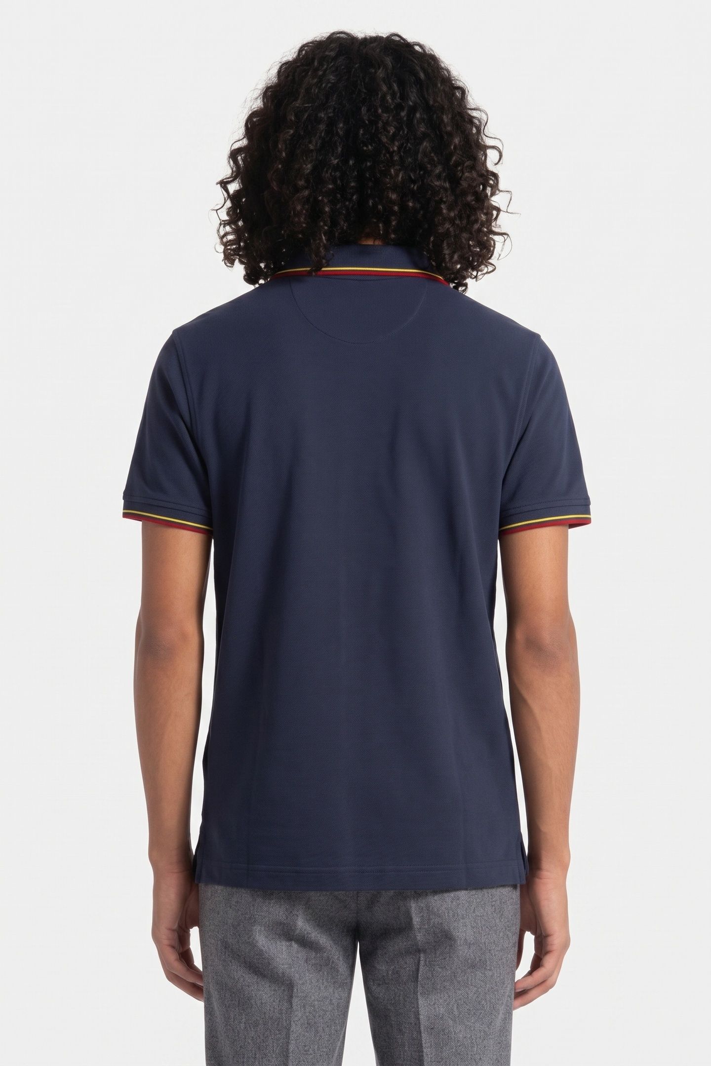 PIQUE POLO NAVY MULTI 2