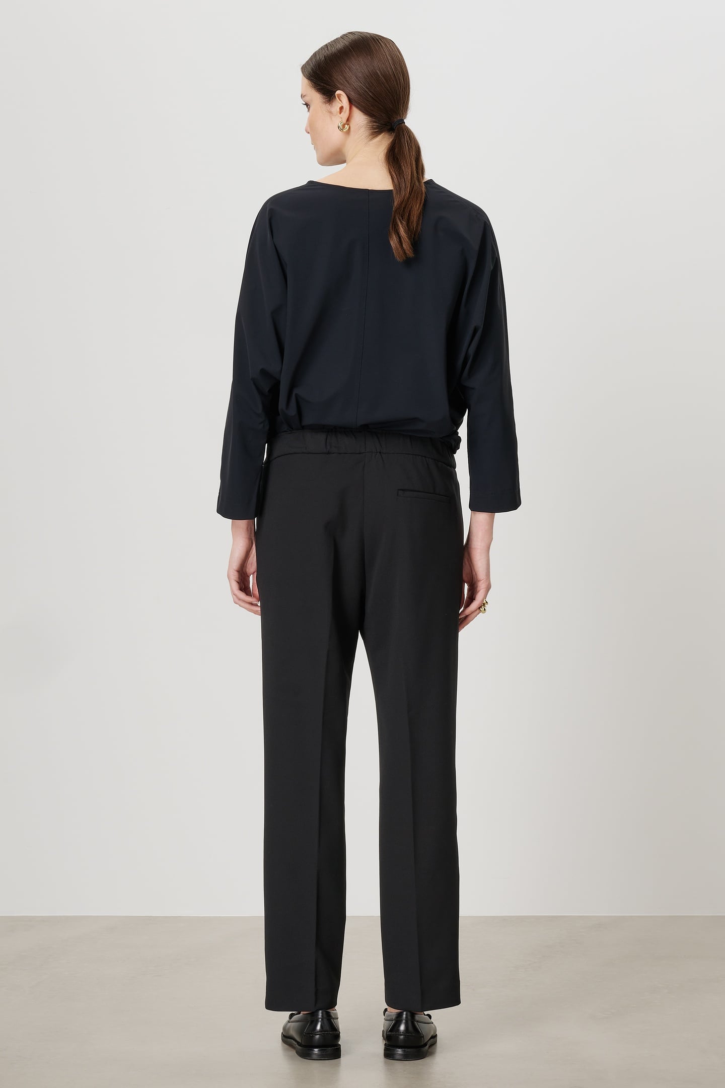 REC POLY CHINO PANTS BLACK 3