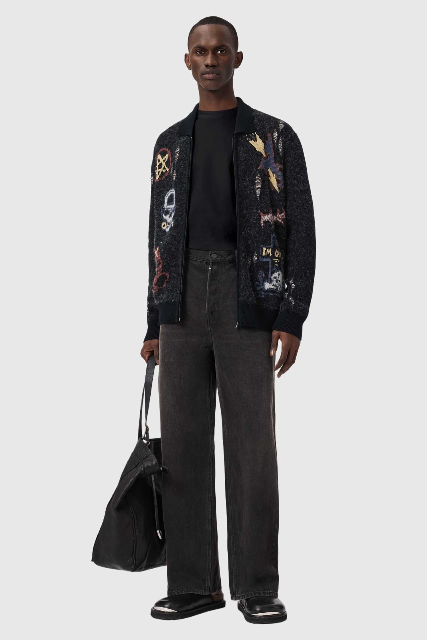 MELLER CARDIGAN BLACK 1