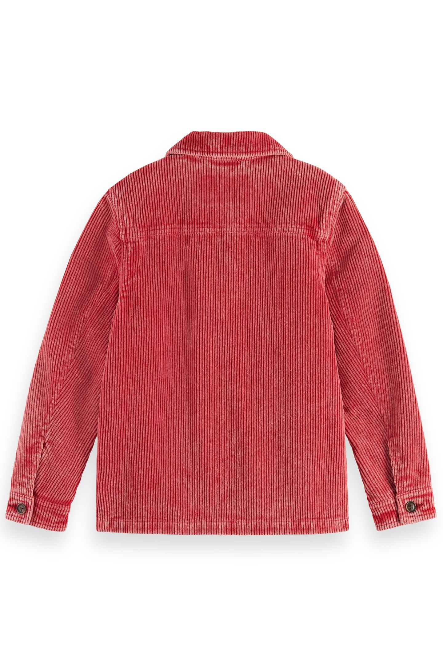 BOY GARMENT-DYED CORDUROY OVERSHIRT KETCHUP 2