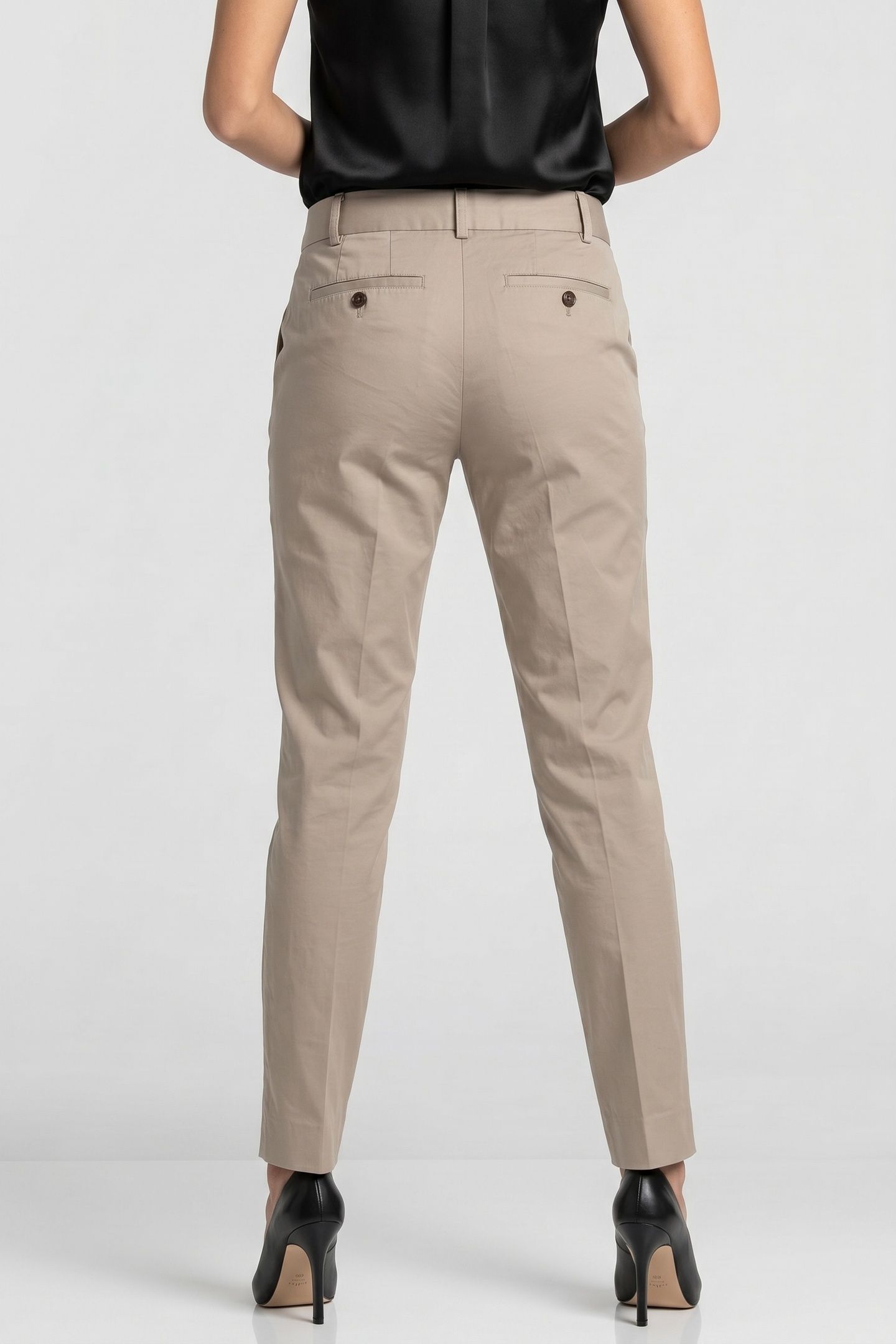 STRETCH COTTON CIGARETTE CHINO SAND 2