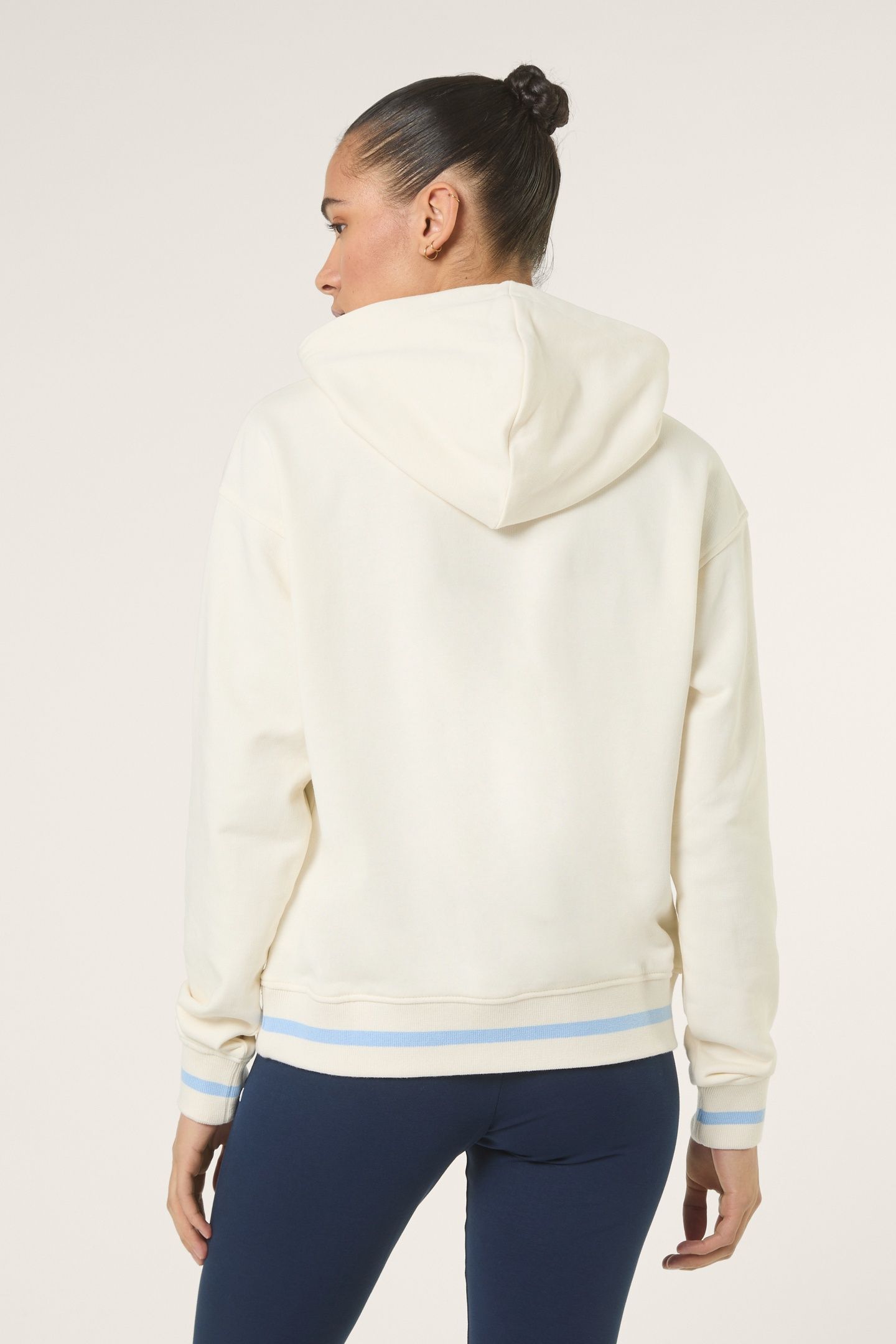 MARLIA RELAXED GRAPHIC HOODIE EGRET 3