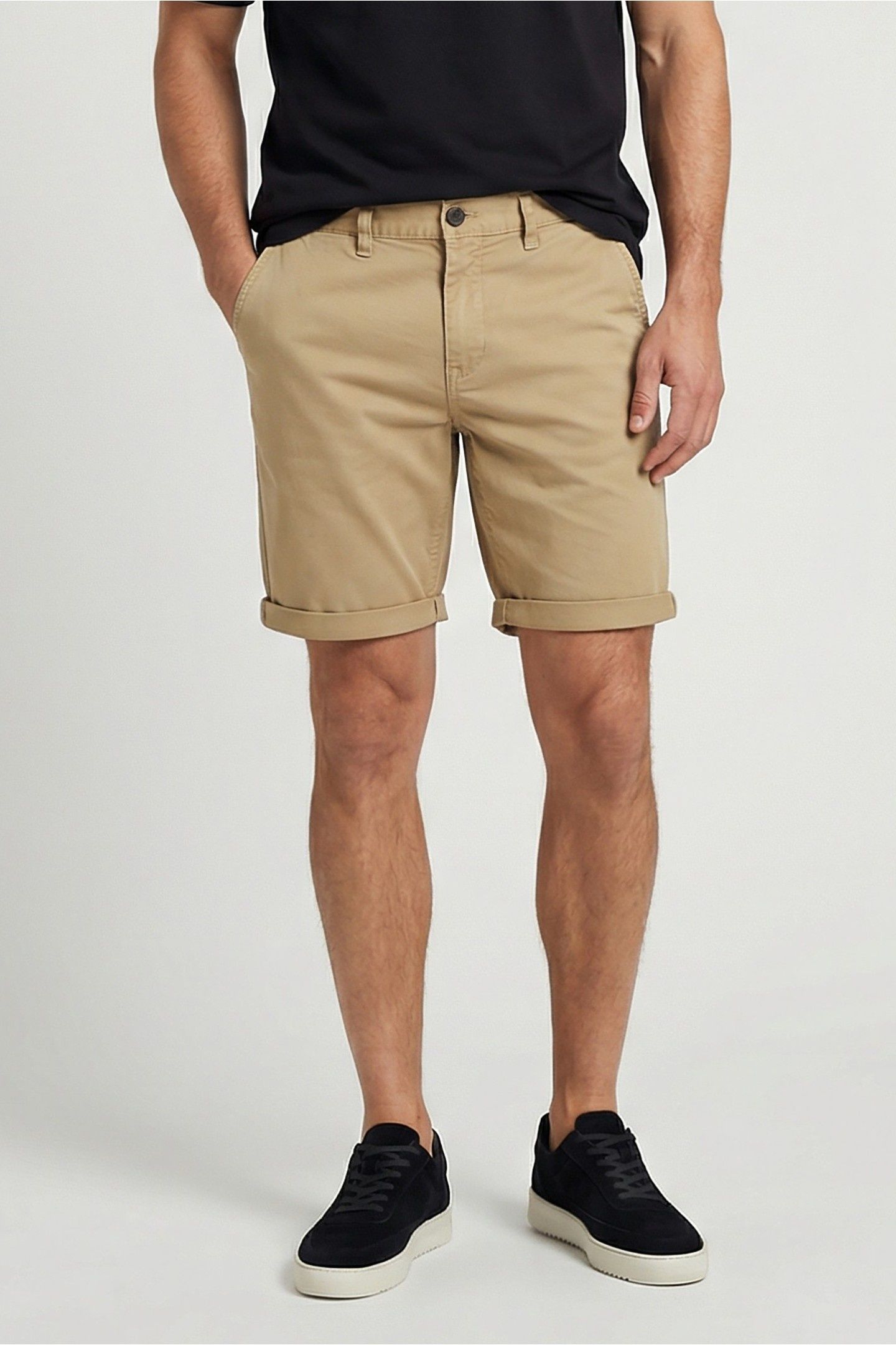 DUCO SHORT CHINO KHAKI 1