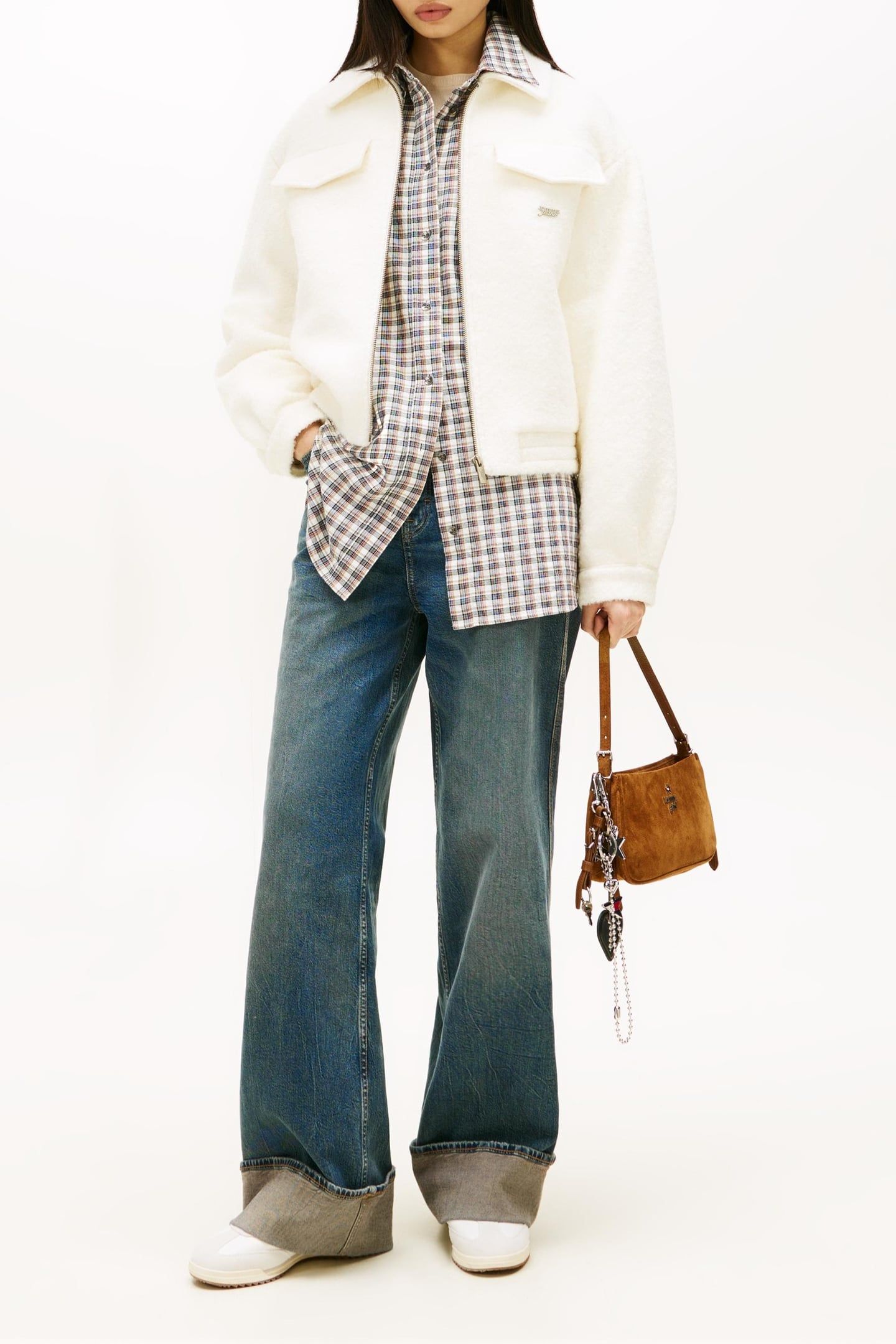 OVS WOOL ZIP JACKET ANCIENT WHITE 1
