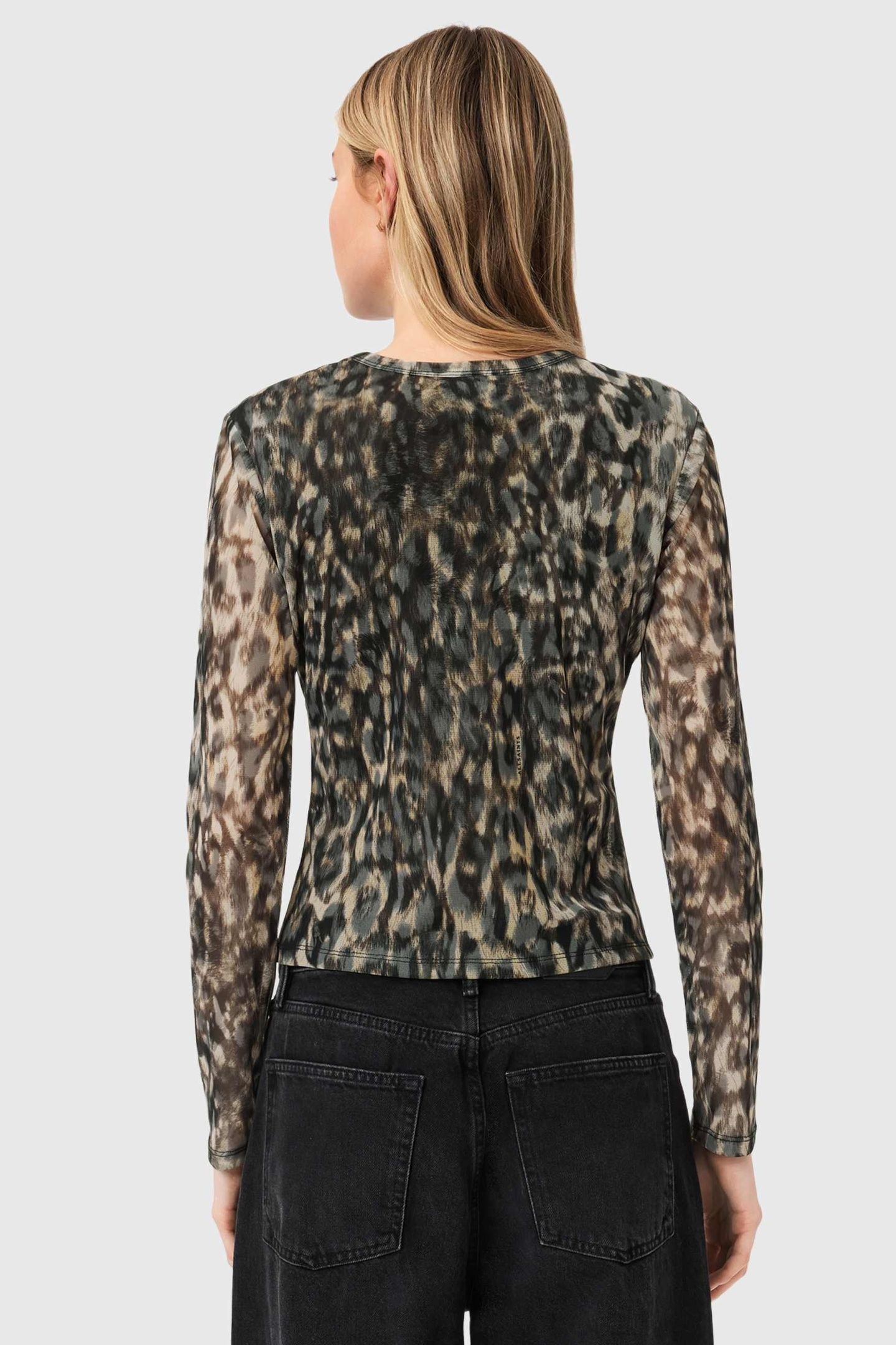ELLIE MESH LS TEE LEPPO BROWN 4