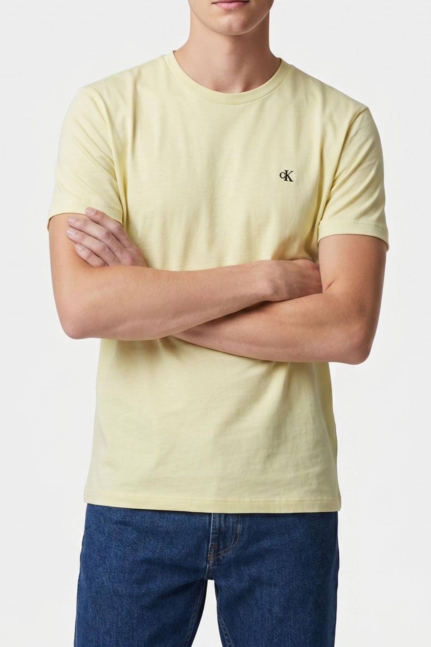 SS CLASSIC MONOGRAM T-SHIRT LIME SPRITZ 1