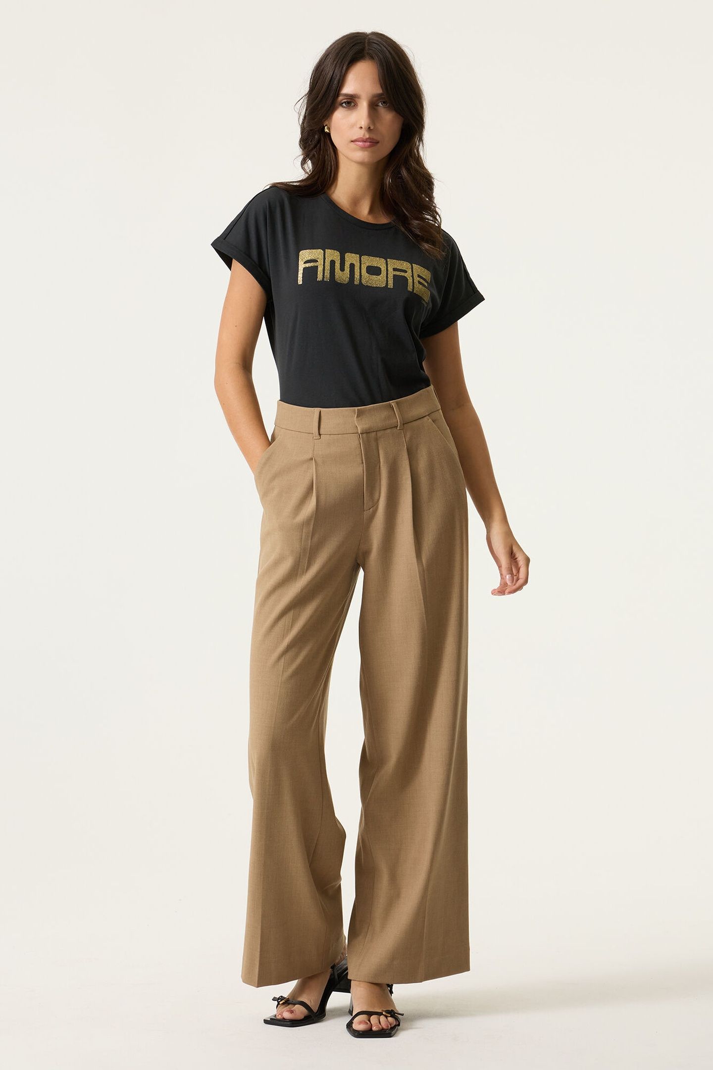 LADIES PANTS SOFT TAUPE 2