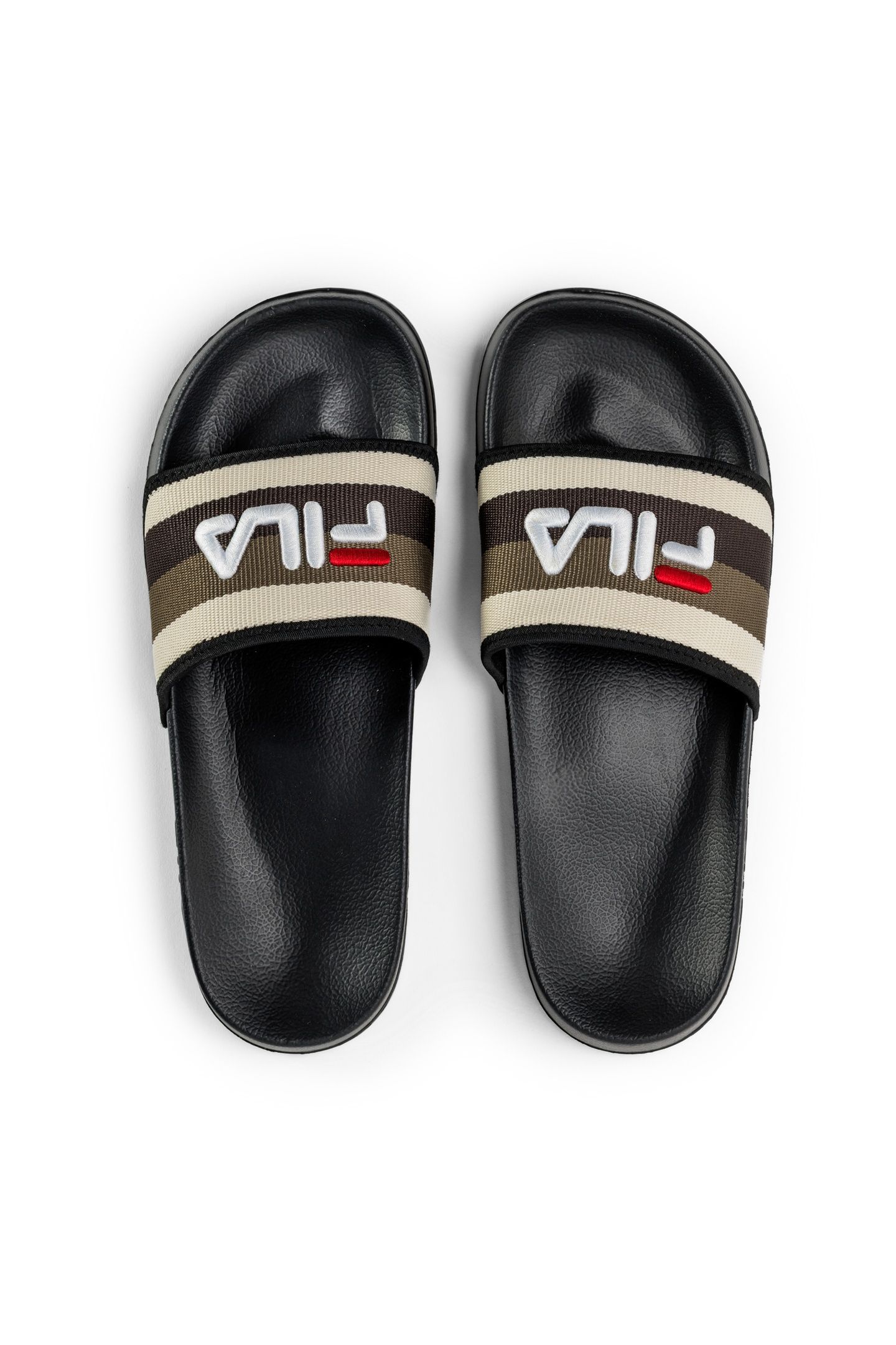 MORRO BAY STRIPES SLIPPER BLACK-COFFEE BEAN 5