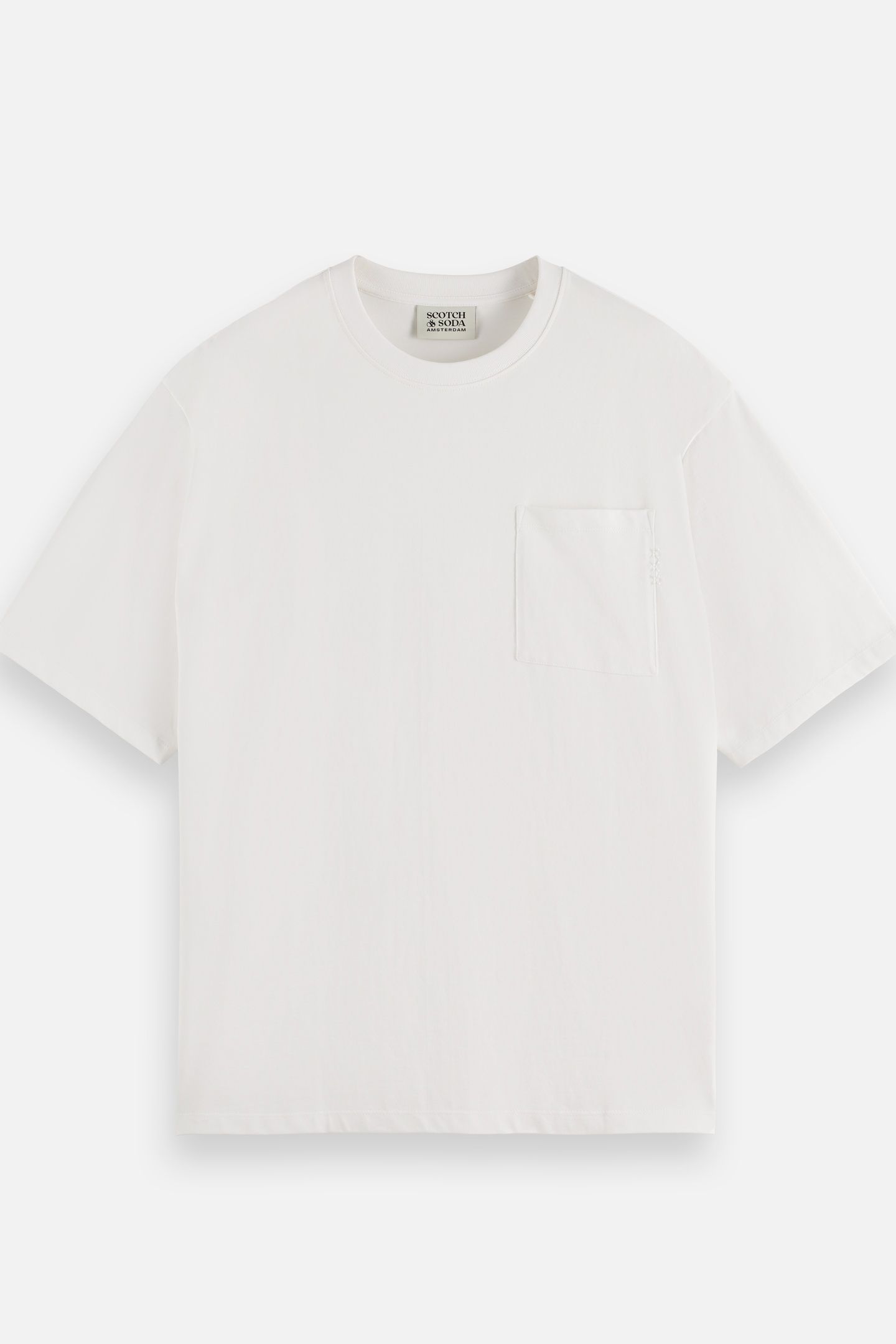 CORE - 3 CROSSES LOOSE FIT POCKET T-SHIRT WHITE 5