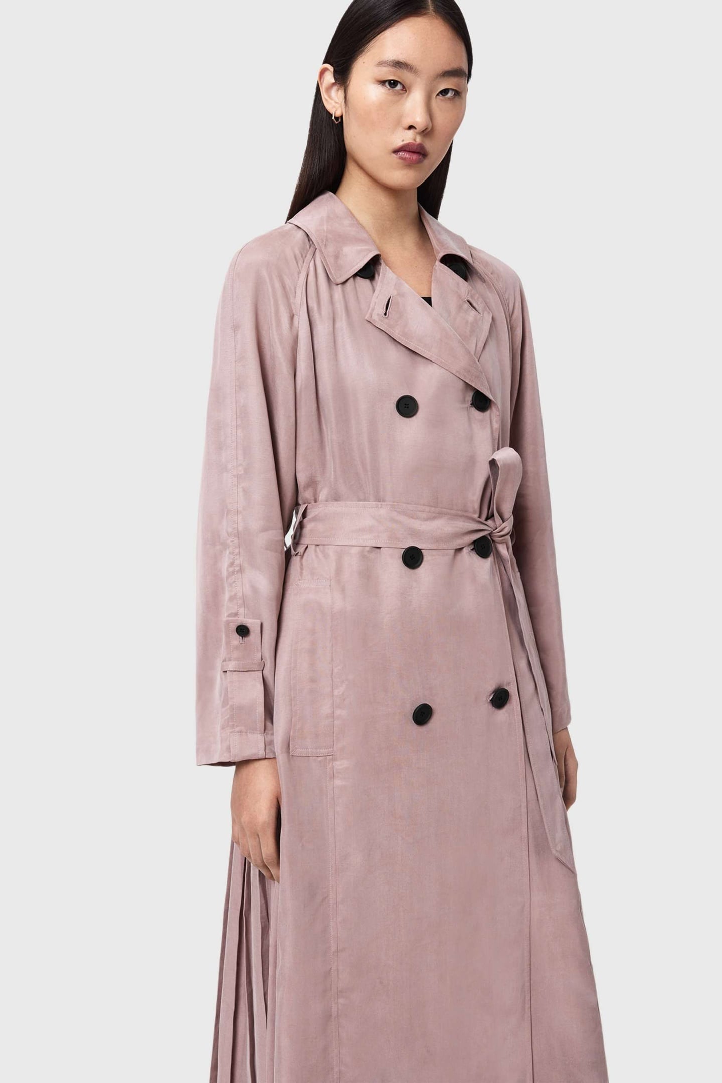 LIZIE TRENCH SHADOW PINK 1